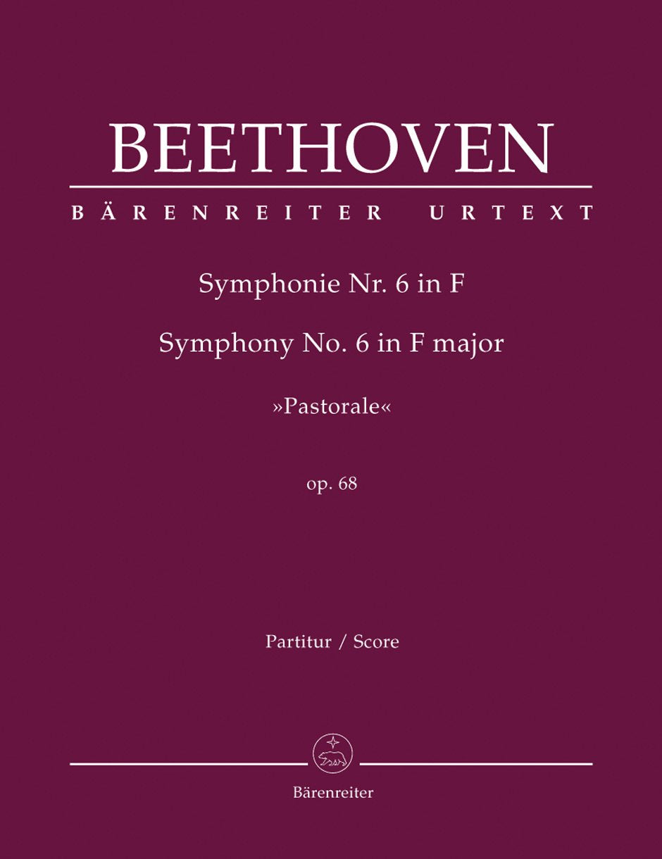 Symphonie Nr. 6 F-Dur op. 68 "Pastorale", Partitur: Partitur, Urtextausgabe Sheet Music