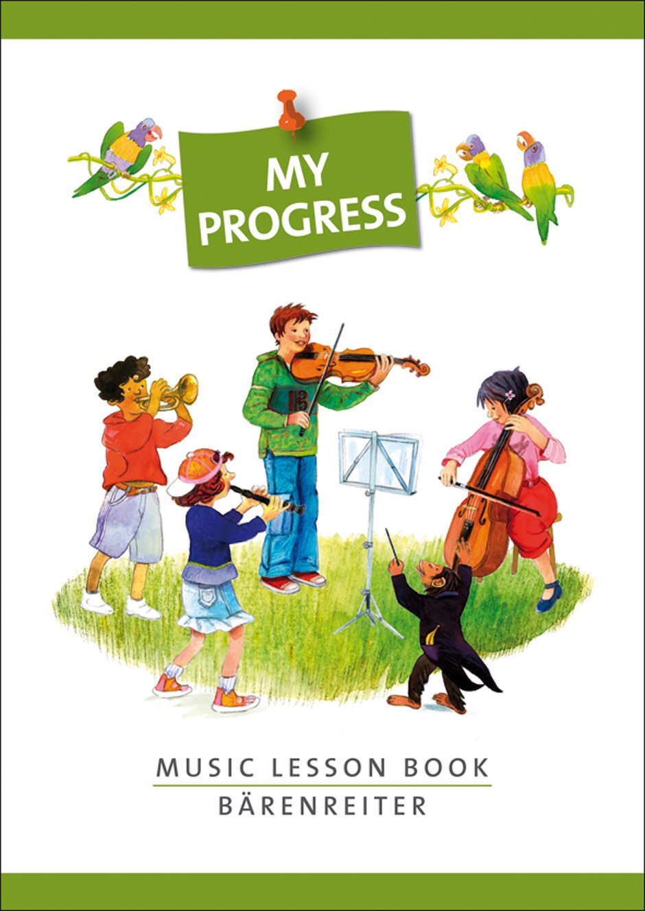 My Progress, Music Lesson Book: Aufgabenheft mit Bildern aus der Saßmannshaus-Schule. Text deutsch-englisch Sheet Music