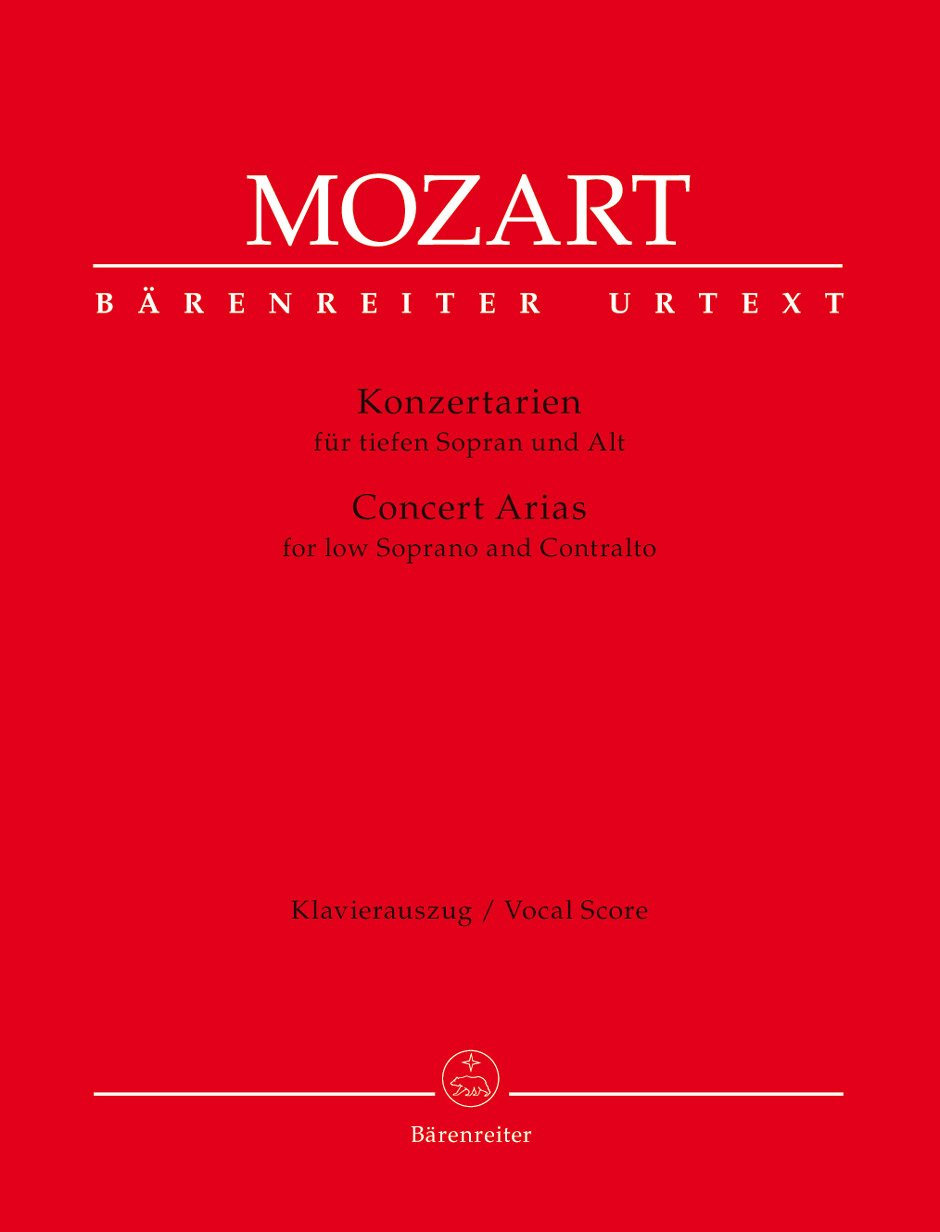 Konzertarien für tiefen Sopran und Alt: Klavierauszug Sheet Music