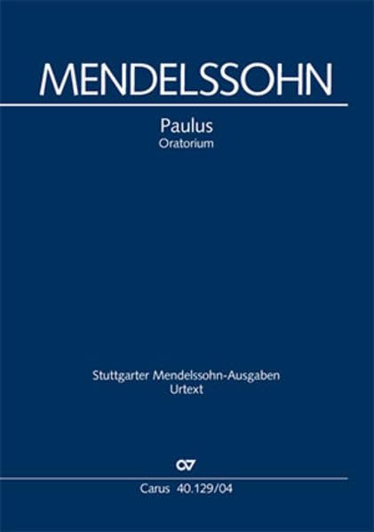 Paulus (Klavierauszug deutsch): Oratorium MWV A 14, 1834-1836 Sheet Music