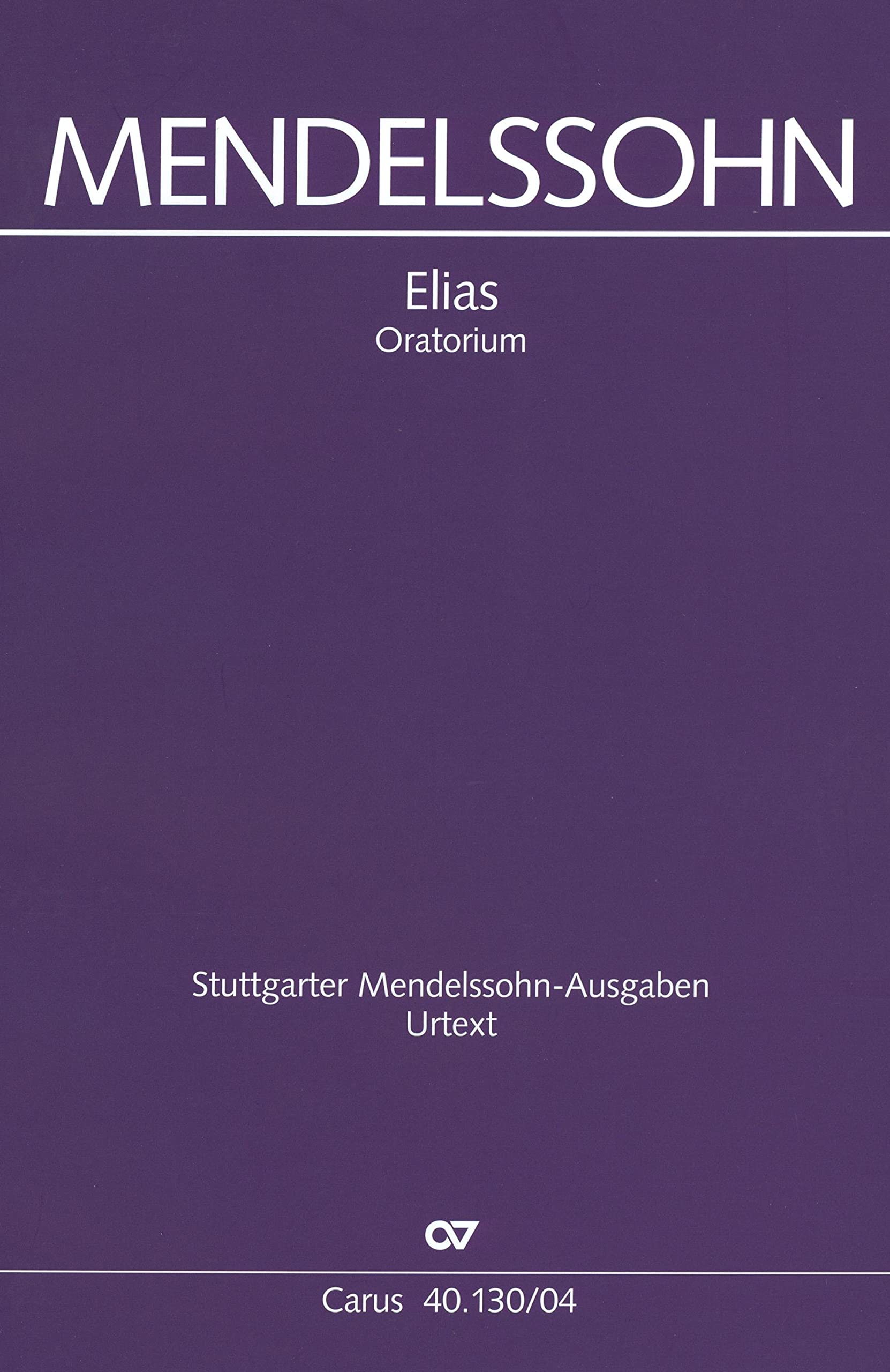 Elias op.70 : für Soli, Chor und Orchester Klavierauszug (dt) Sheet Music