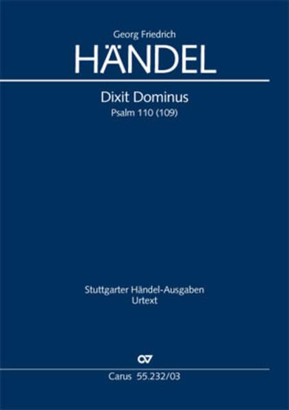 Dixit Dominus (Klavierauszug): HWV 232, 1707 Sheet Music