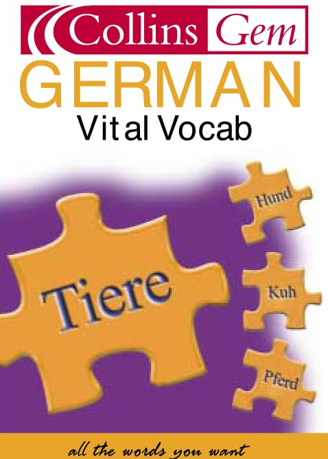 German Vital Vocab (Collins Gem) Foreign Languages ​​& Dictionaries