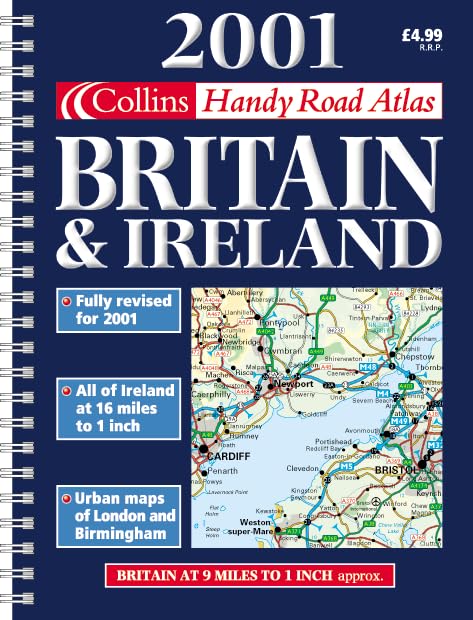 2001 Handy Road Atlas Britain and Ireland book