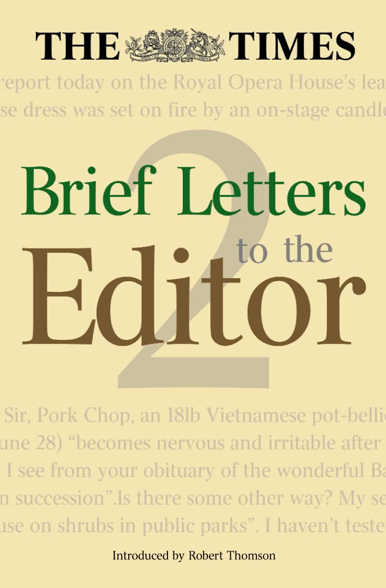 The Times Brief Letters to the Editor Book 2 Books