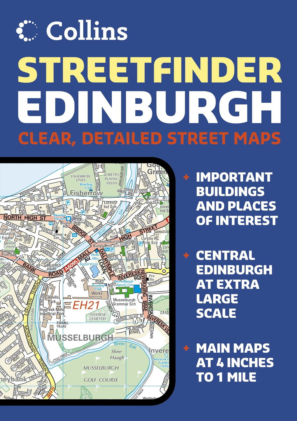 Edinburgh Streetfinder Colour Atlas Leisure, Home & Garden