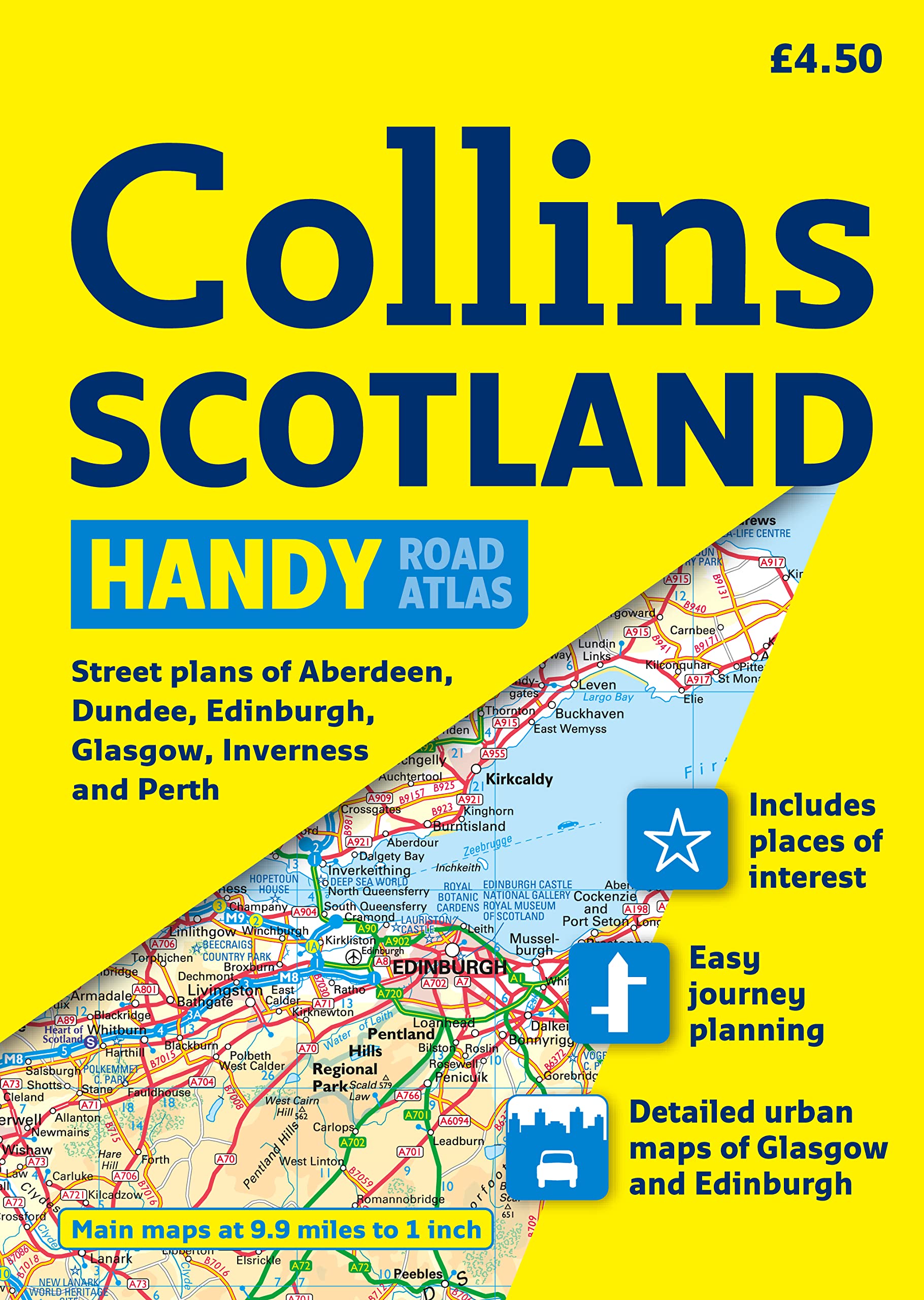 Handy Road Atlas Scotland Geology & Geography