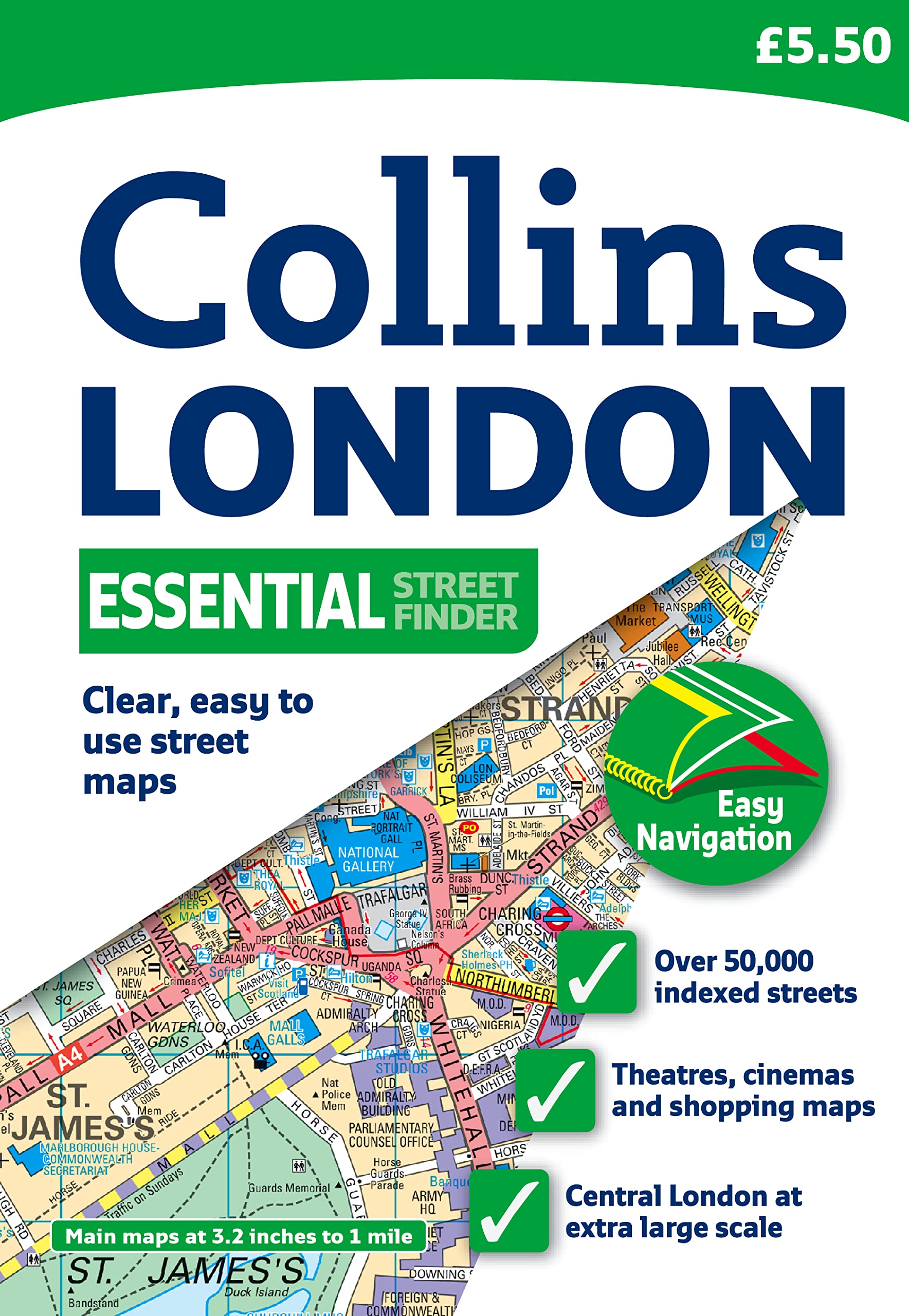 Collins London Essential Streetfinder book