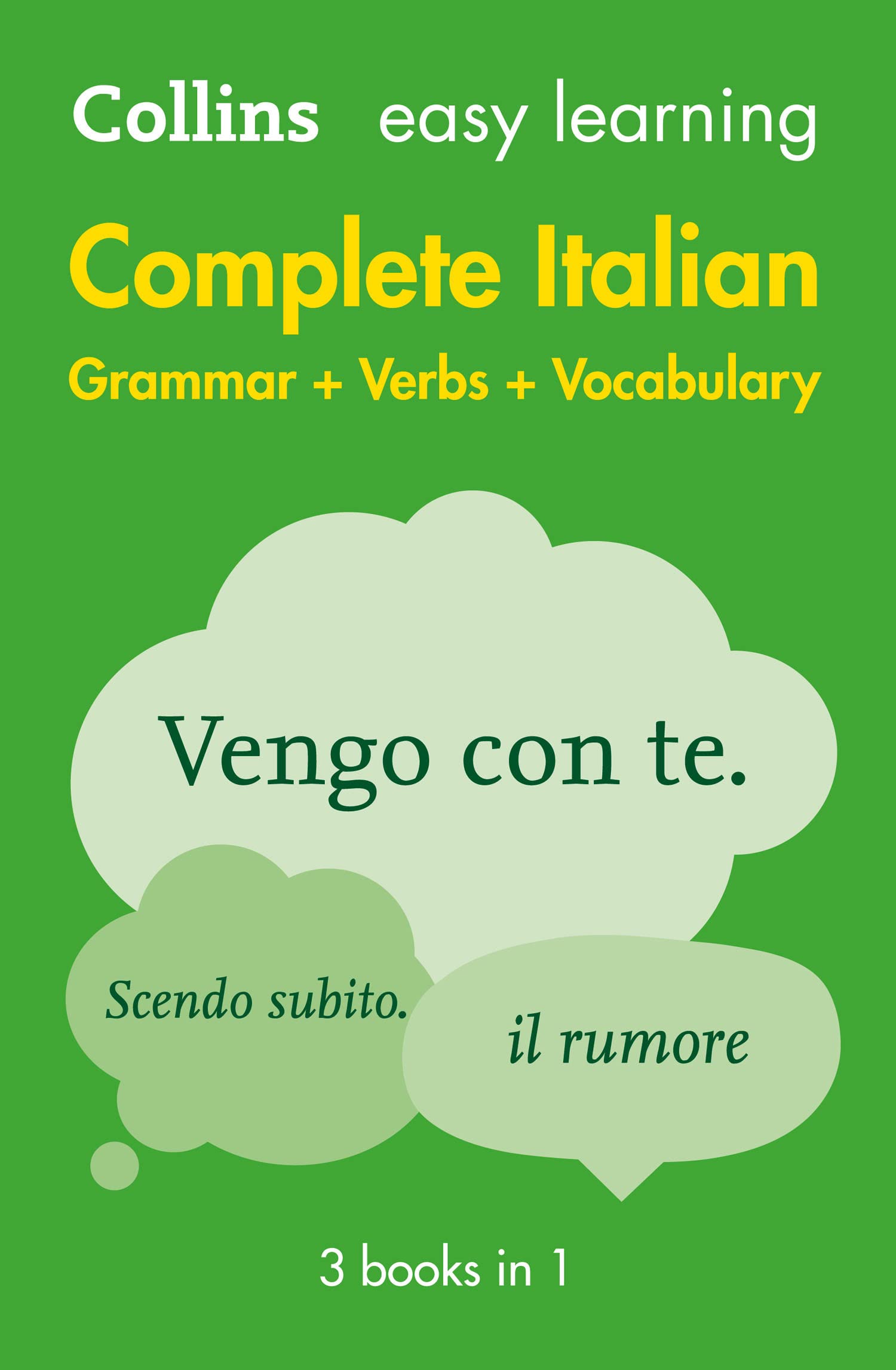 Easy Learning Complete Italian Grammar, Verbs and Vocabulary (3 books in 1) (Collins Easy Learning Italian) Foreign Languages ​​& Dictionaries
