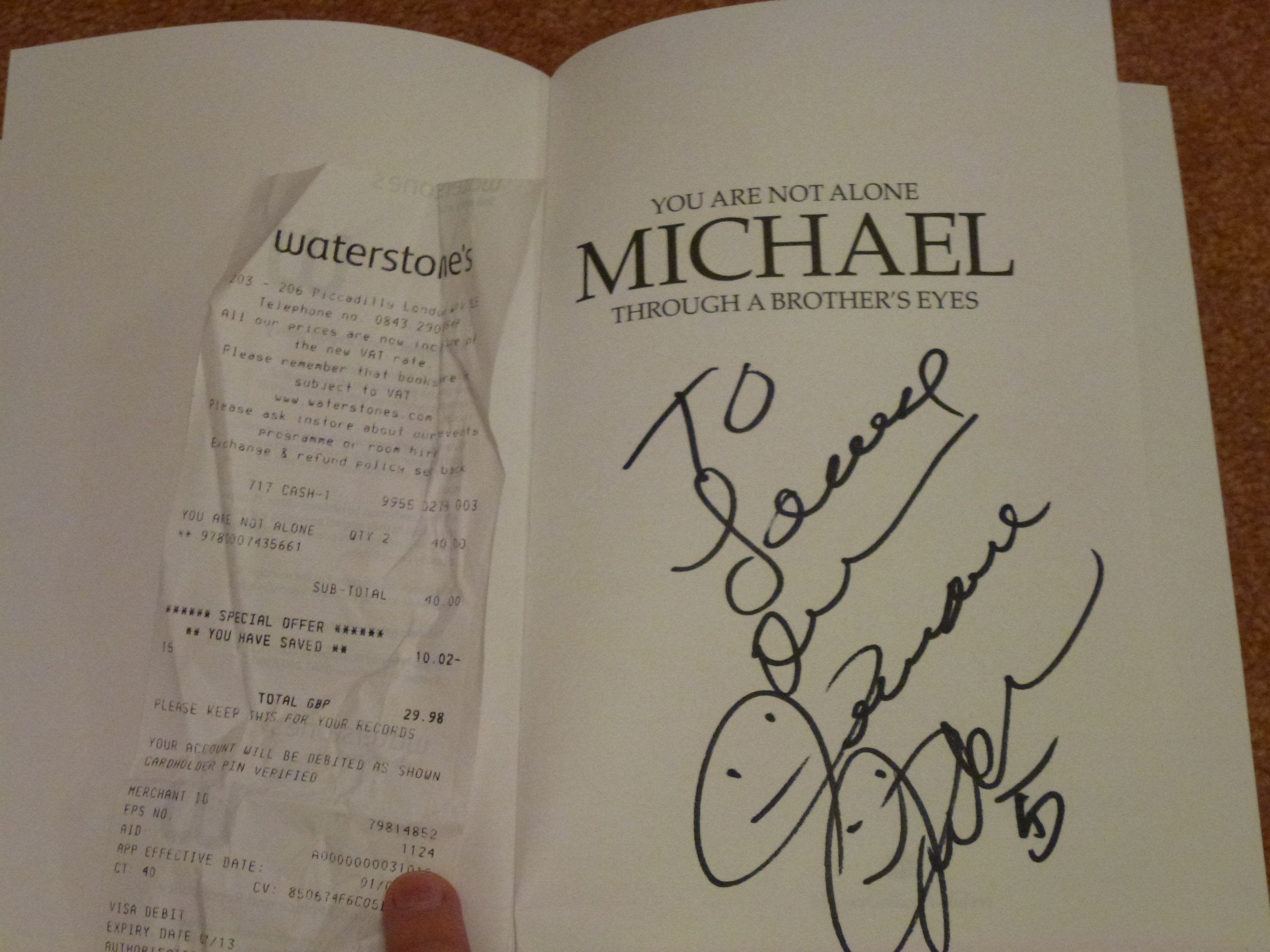 You Are Not Alone: Michael, Through a Brother’s Eyes Pop culture
