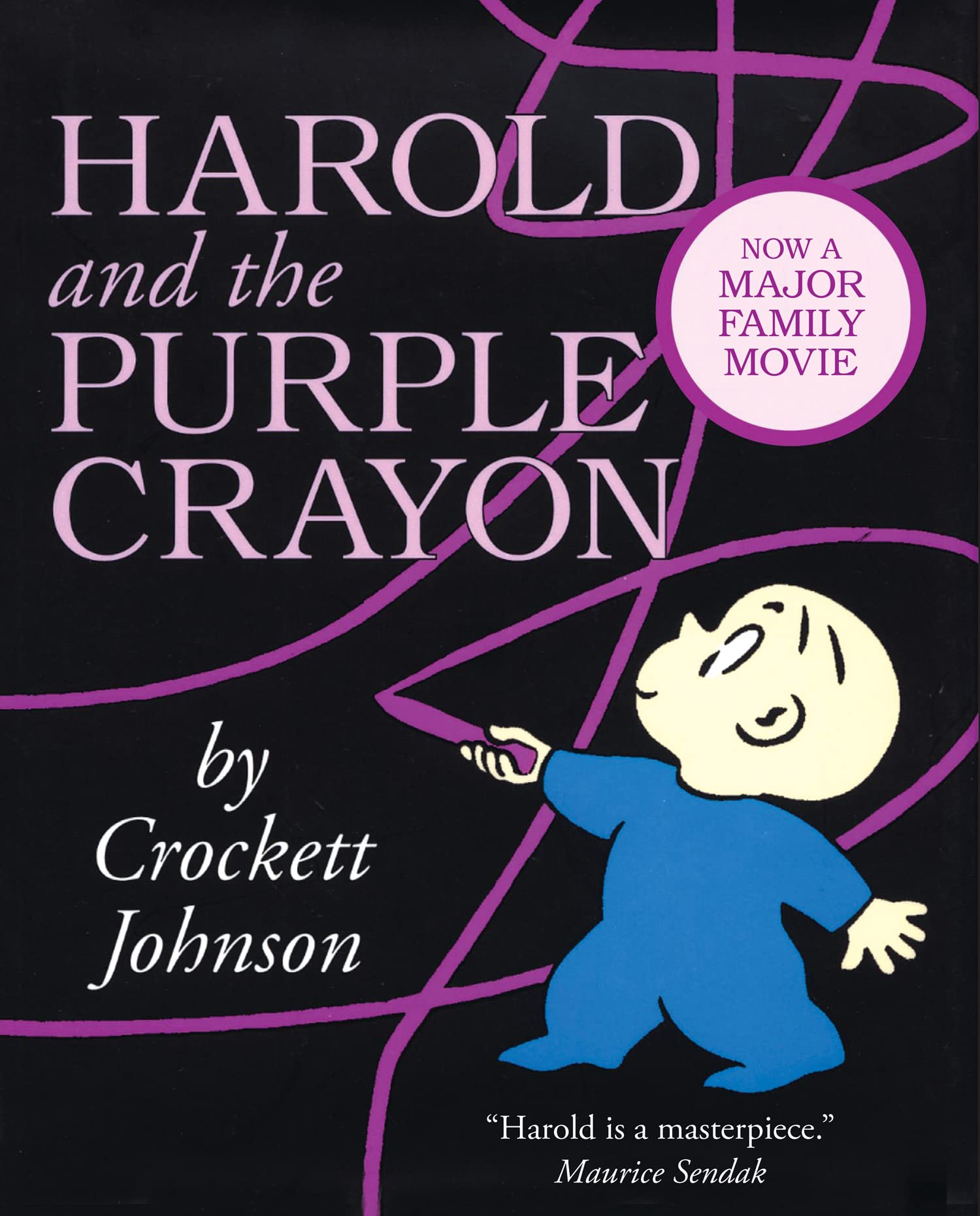 Harold and the Purple Crayon: A beloved classic children’s picture book – now featured in a major family movie in 2024, starring Zachary Levi! (Essential Picture Book Classics) Non-fiction