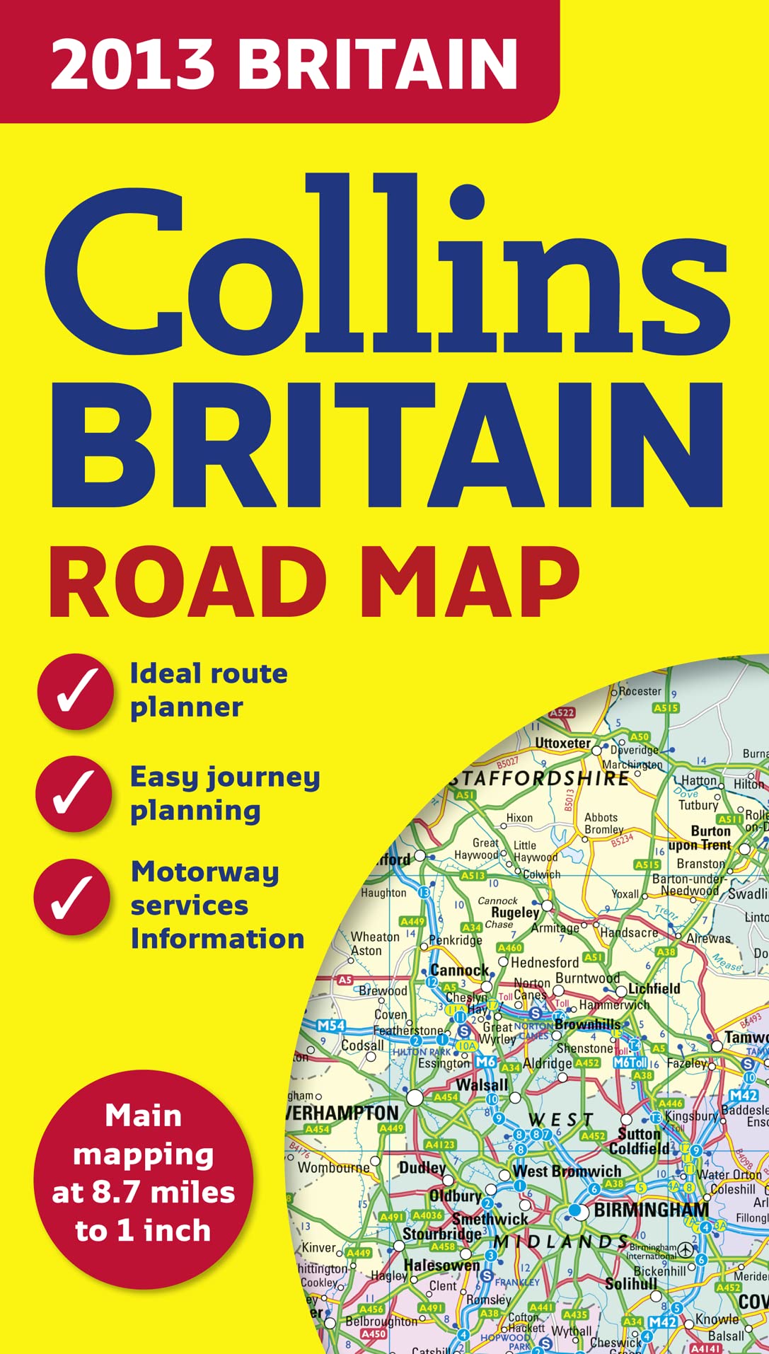 2013 Collins Map of Britain Leisure, Home & Garden