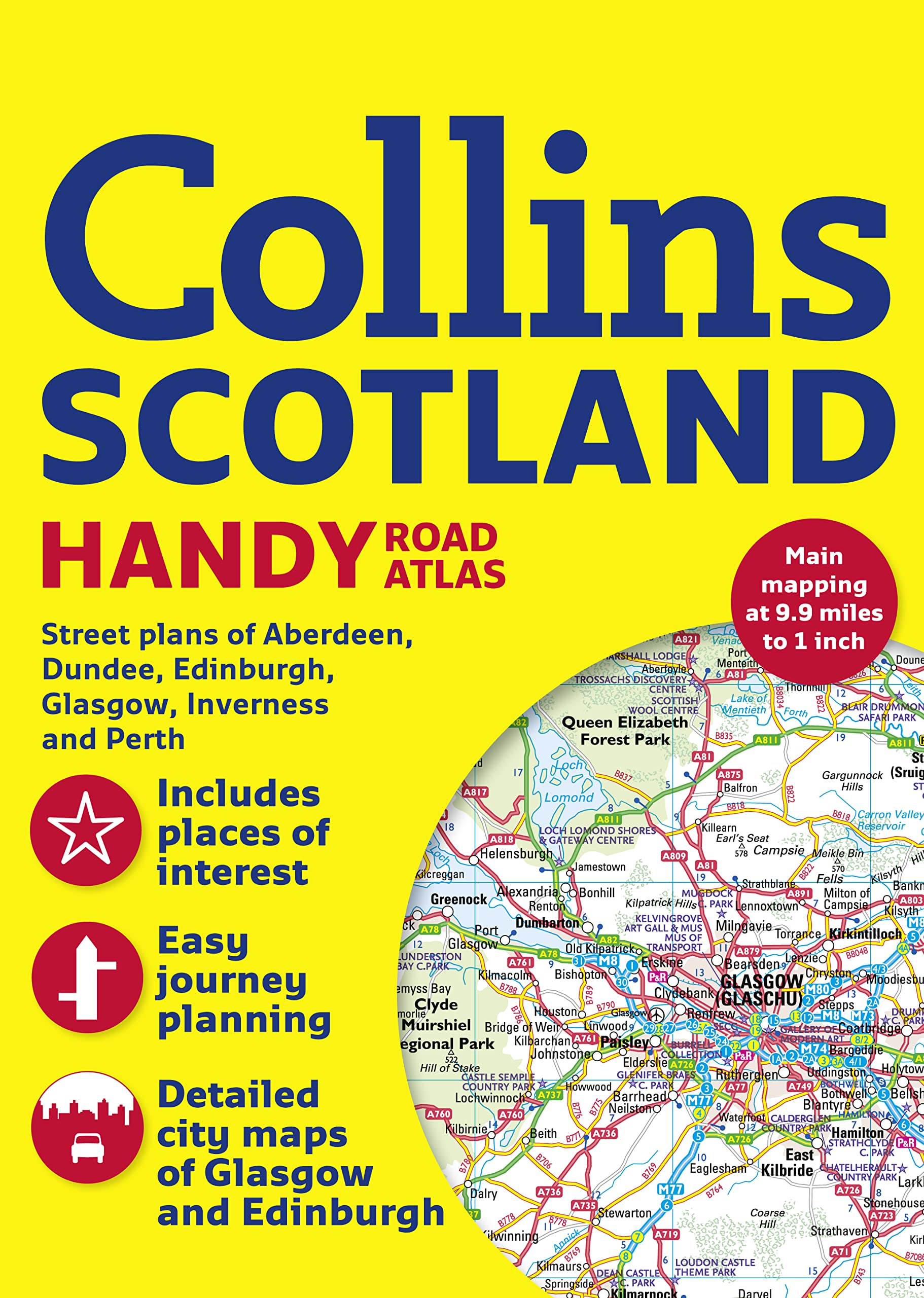 Collins Handy Road Atlas Scotland (International Road Atlases) Leisure, Home & Garden