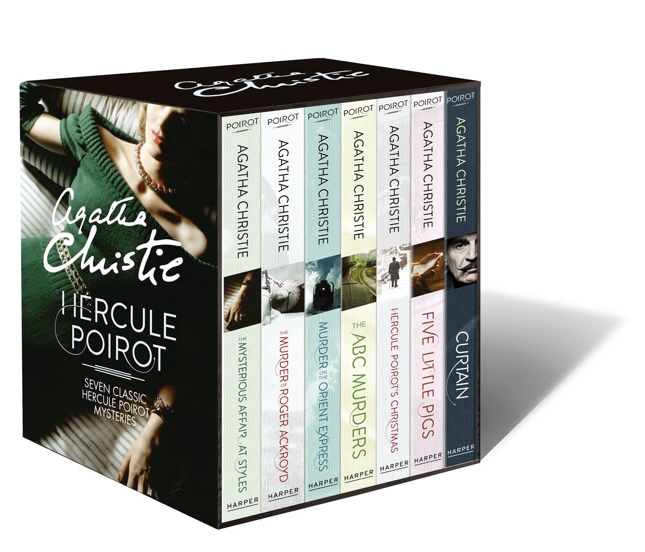 Hercule Poirot, 7 Vols.: Seven Classic Hercule Poirot Mysteries Contemporary literature