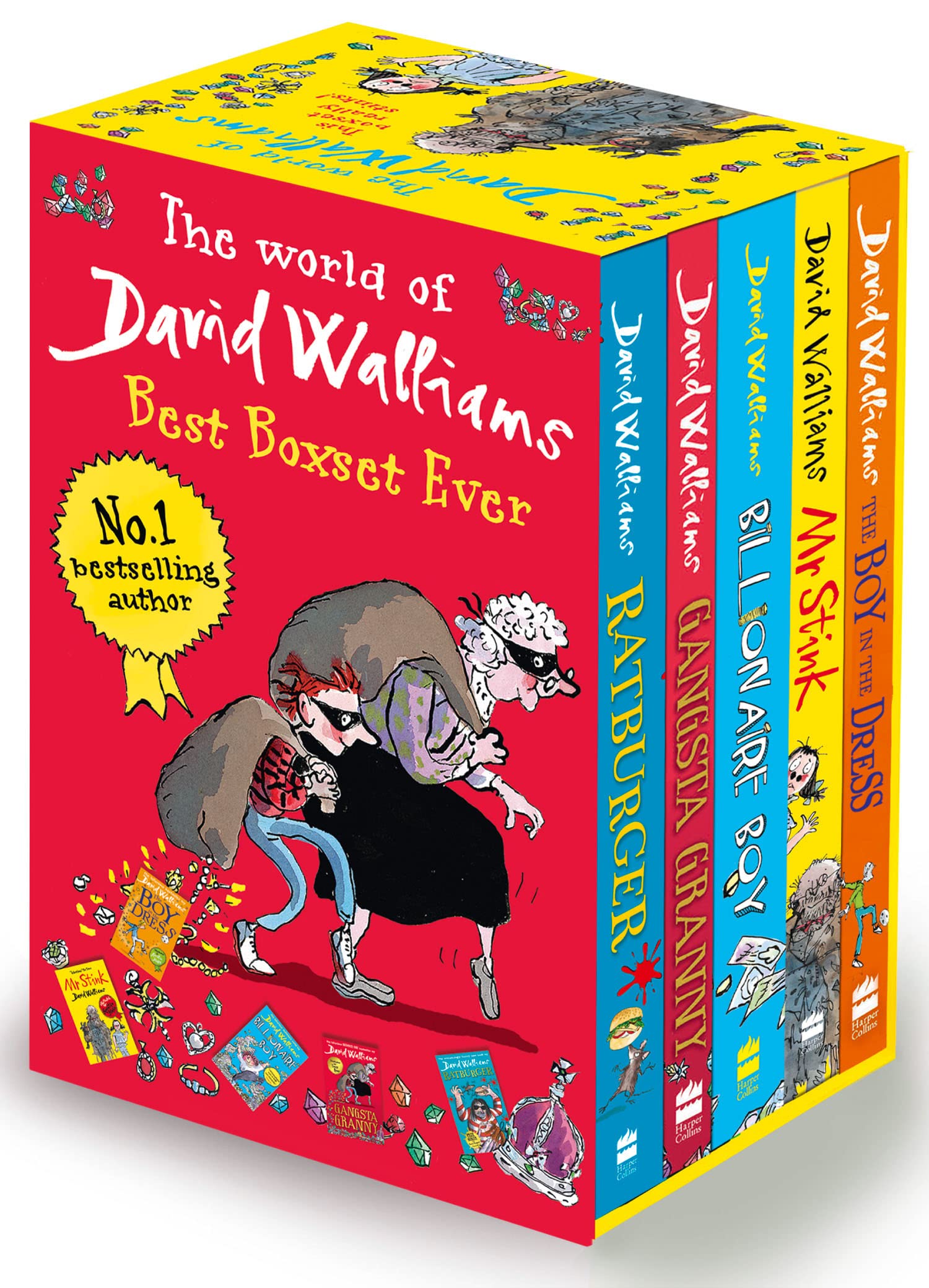 The World of David Walliams: Best Boxset Ever: Best Boxset Ever. Ratburger; Gangsta Granny; Billionaire Boy; Mr Stink; The Boy in the Dress Leisure & Fun