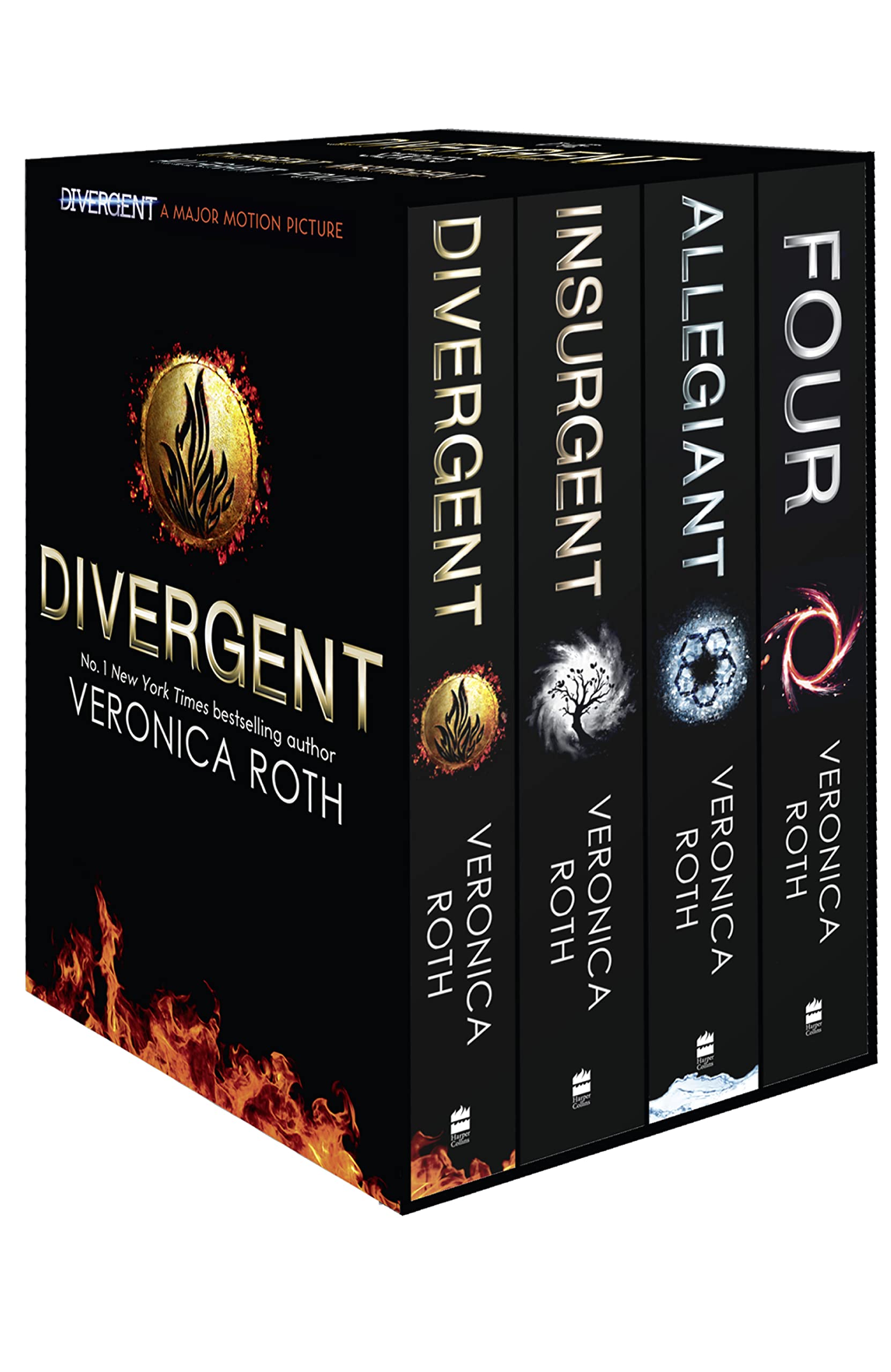 Divergent, 4 Vols.: Divergent; Insurgent; Allegiant; Four - A Divergent Collection Fiction