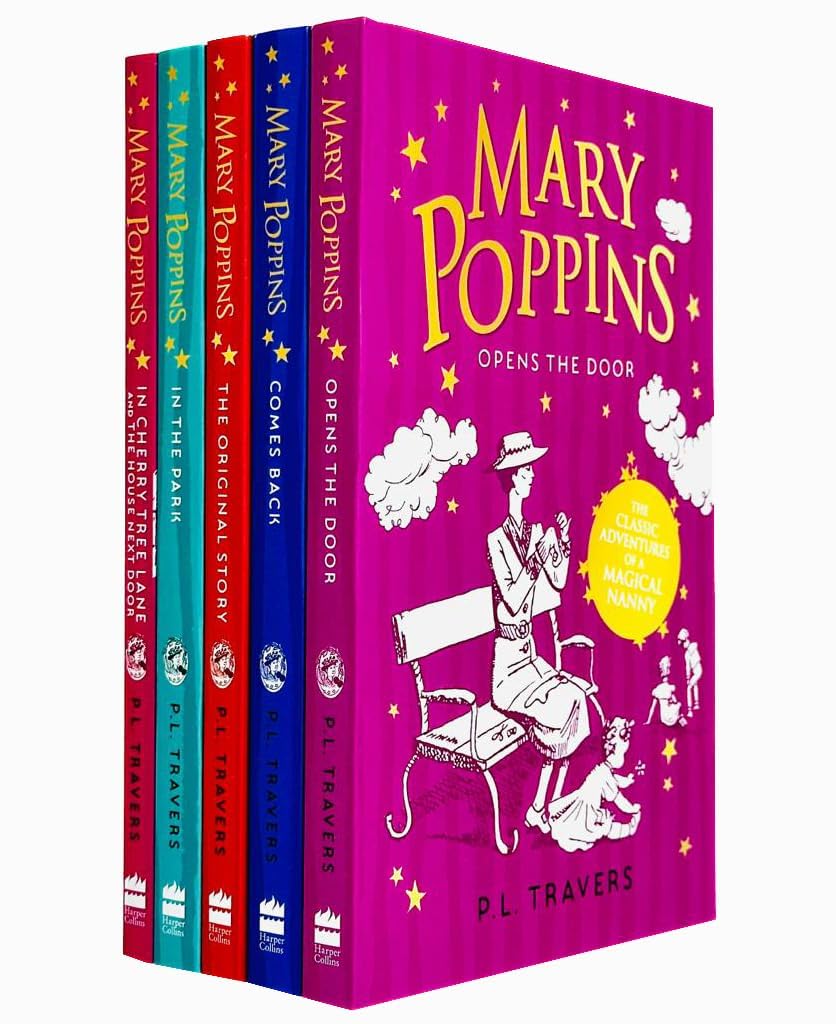 P. L. Travers Mary Poppins The Complete Collection 5 Books Set Books