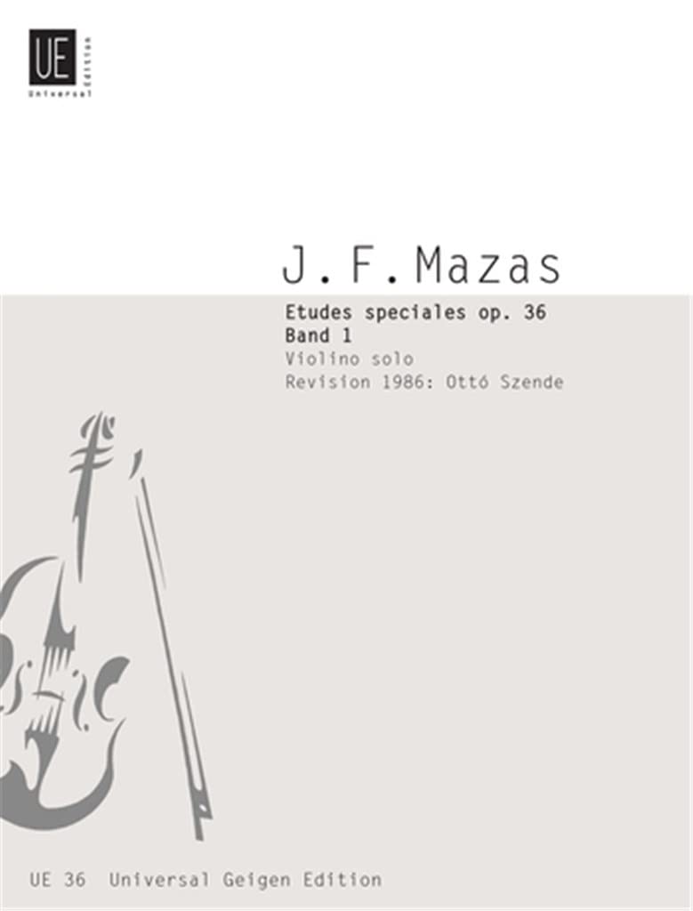 Etudes speciales: Band 1. op. 36. Violine. Partitur. Sheet Music