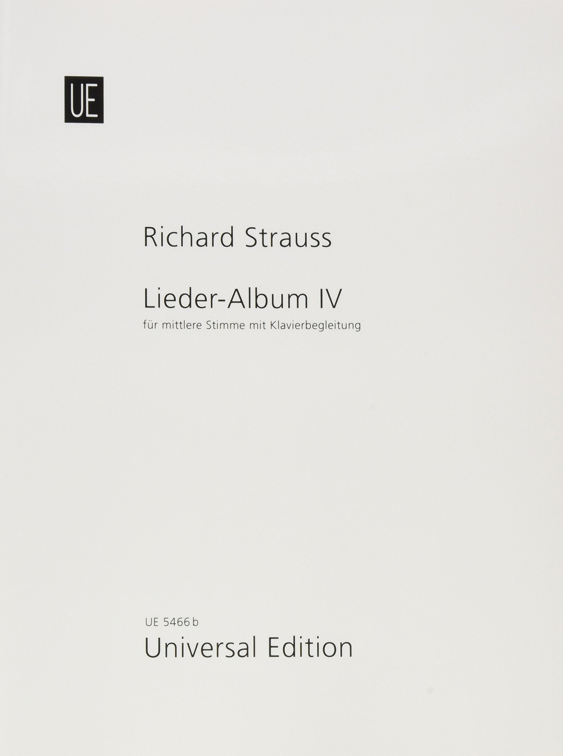 Lieder-Album: Band 4. für mittlere Stimme und Klavier. mittel: Band 4. mittlere Stimme und Klavier. mittel. Aktionsbuch (Set). Sheet Music