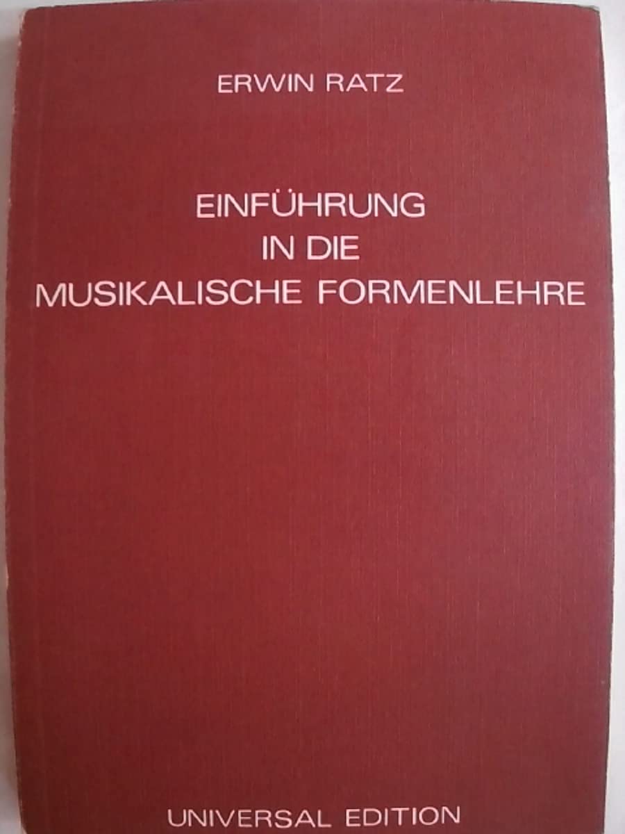Einführung in die musikalische Formenlehre: Partitur. Arts & Music