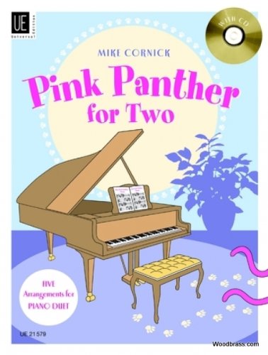 UNIVERSAL EDITION CORNICK M. (ARR.) - PINK PANTHER FOR TWO - PIANO 4 MAINS + CD Noten Pop, Rock, .... Klavier Sheet Music