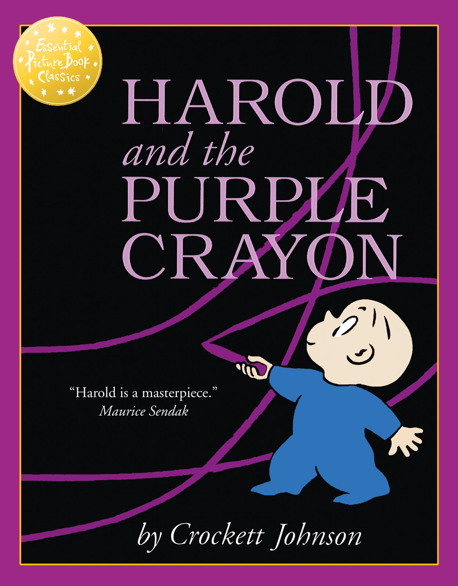 Harold and the Purple Crayon (Essential Picture Book Classics) Books