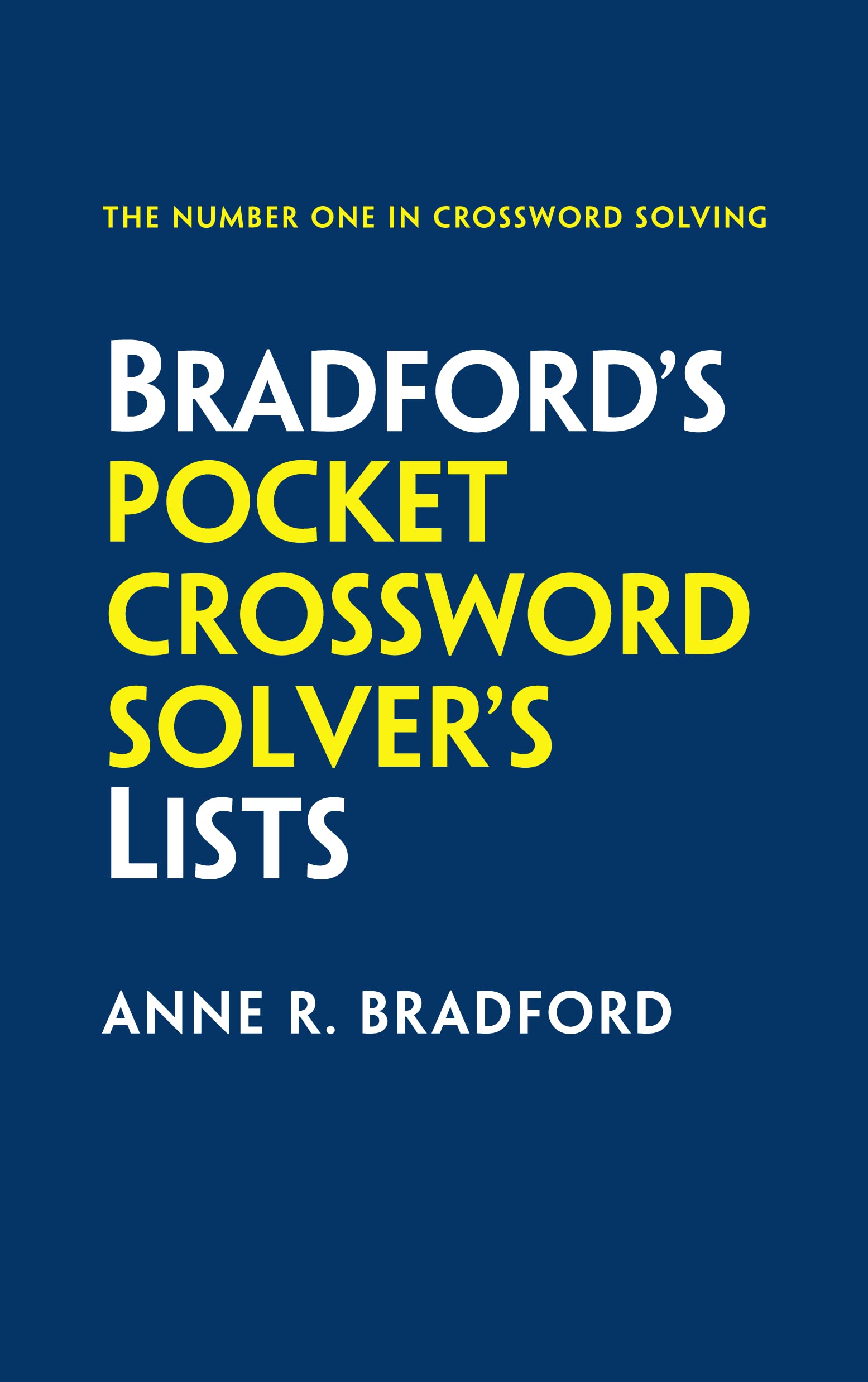 Bradford's Pocket Crossword Solver's Lists Leisure & Fun