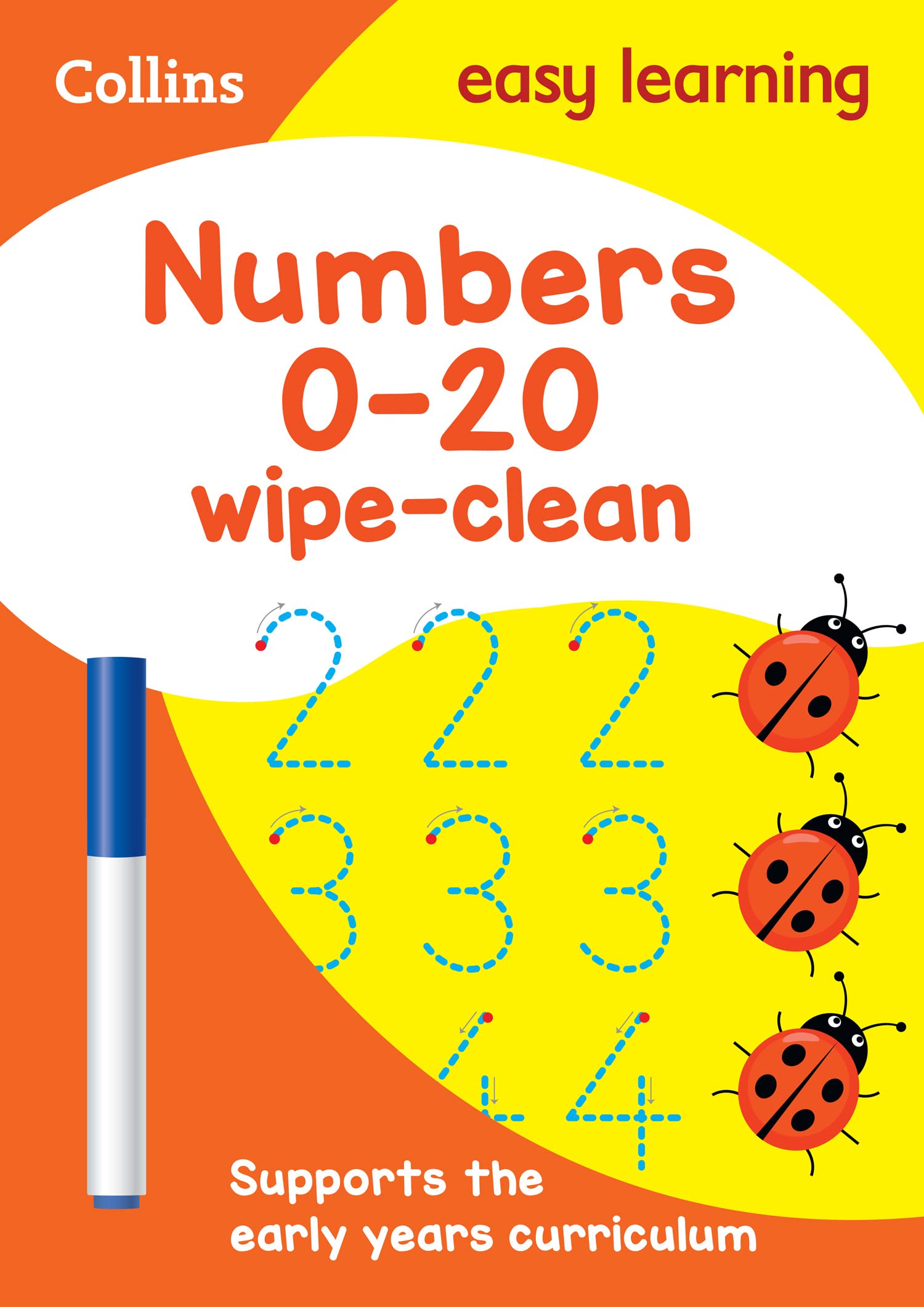 Numbers 0-20 Age 3-5 Wipe Clean Activity Book: The ideal home learning resource packed with number writing and early childhood educational activities (Collins Easy Learning Preschool) Professional & Reference Books