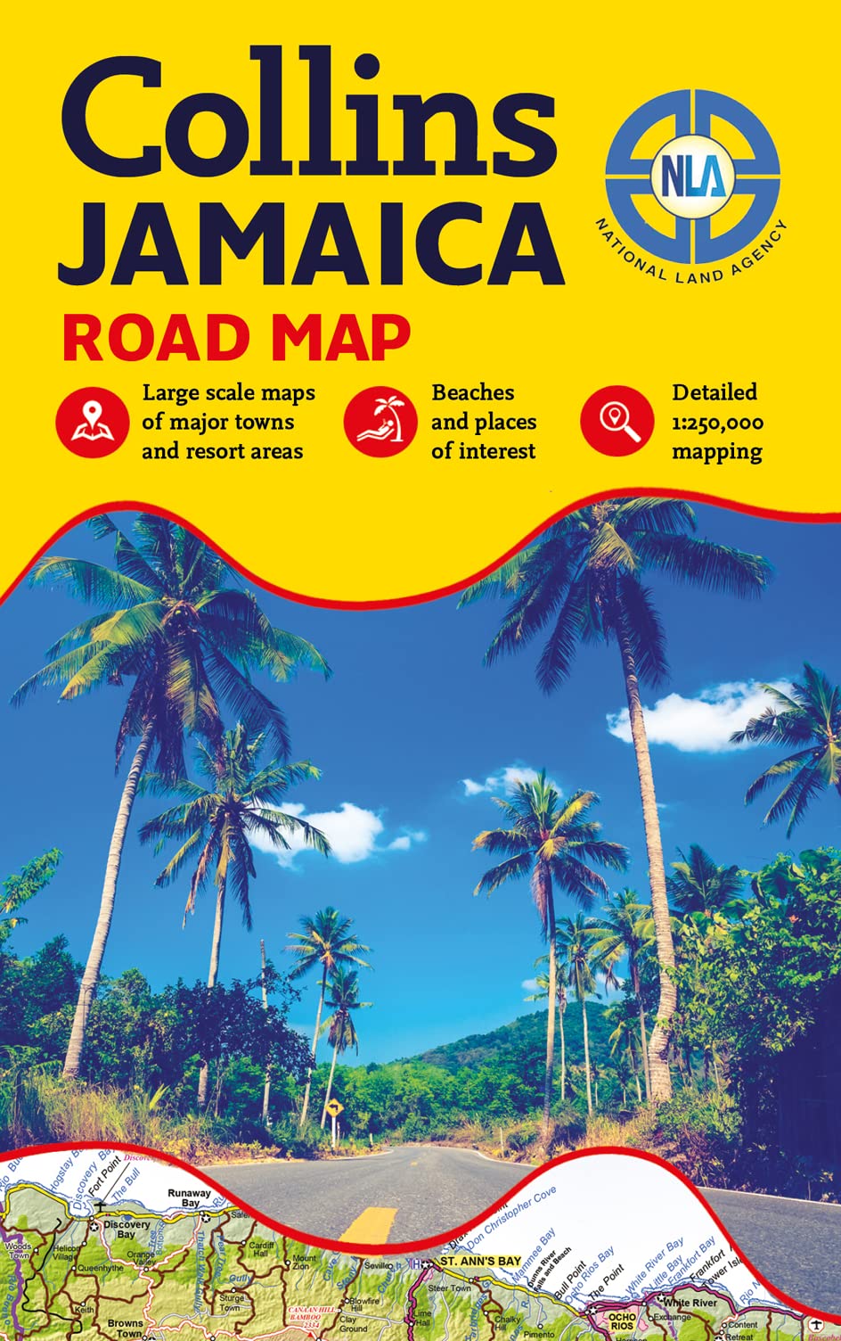 Jamaica Road Map book