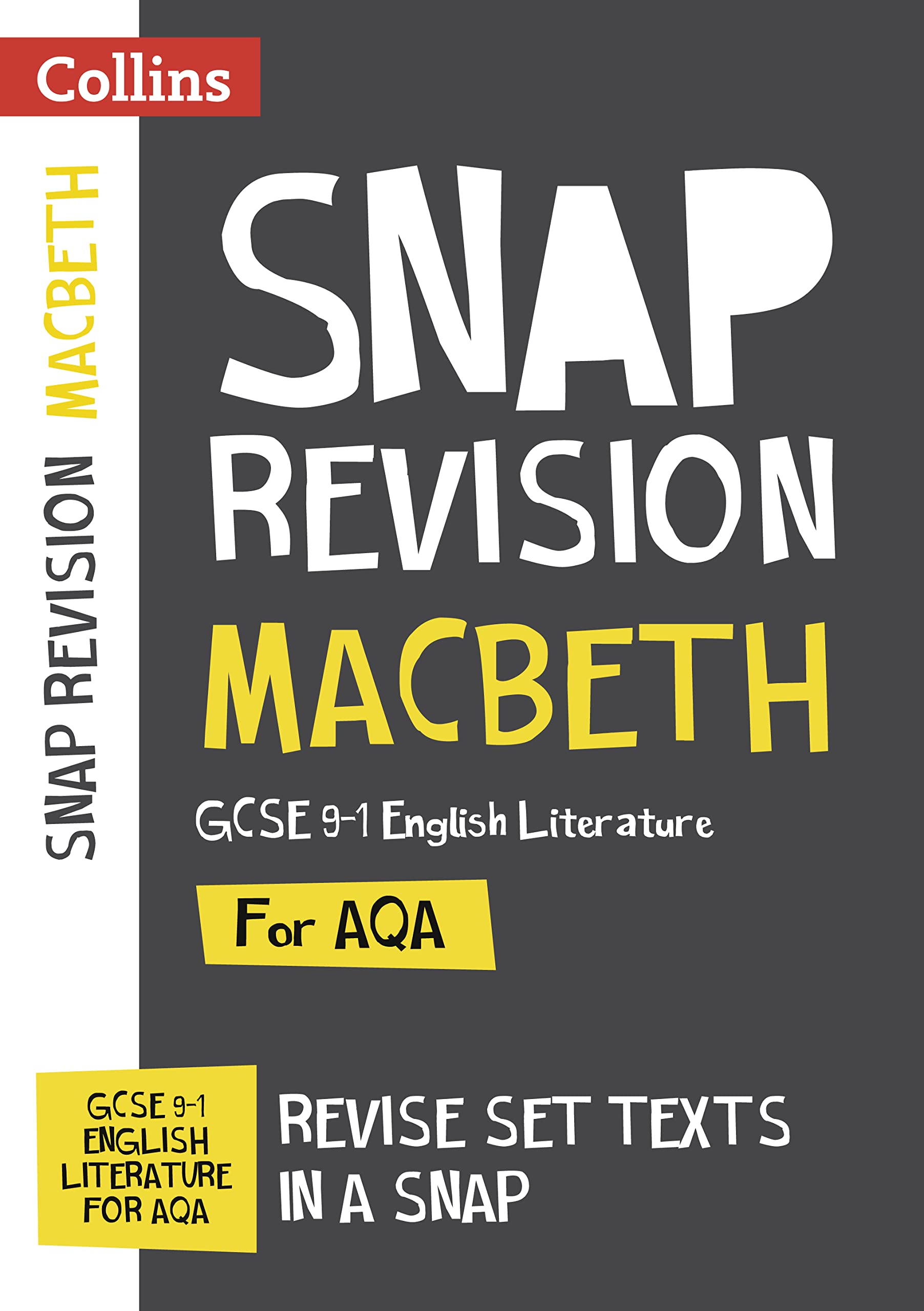 Collins Snap Revision Text Guides - Macbeth: Aqa GCSE English Literature Drama