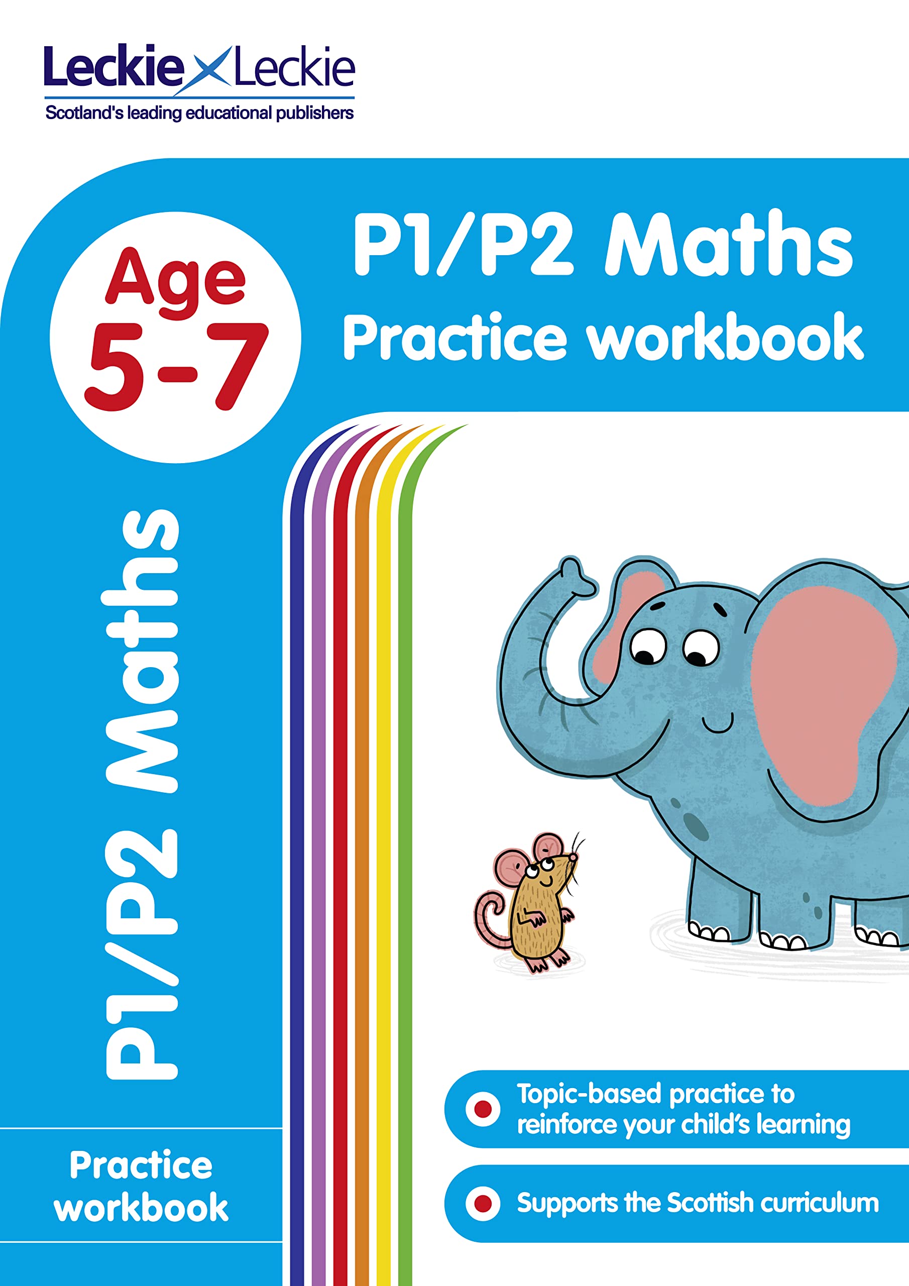 P1/P2 Maths Practice Workbook: Extra Practice for CfE Primary School English (Leckie Primary Success) Study Guides