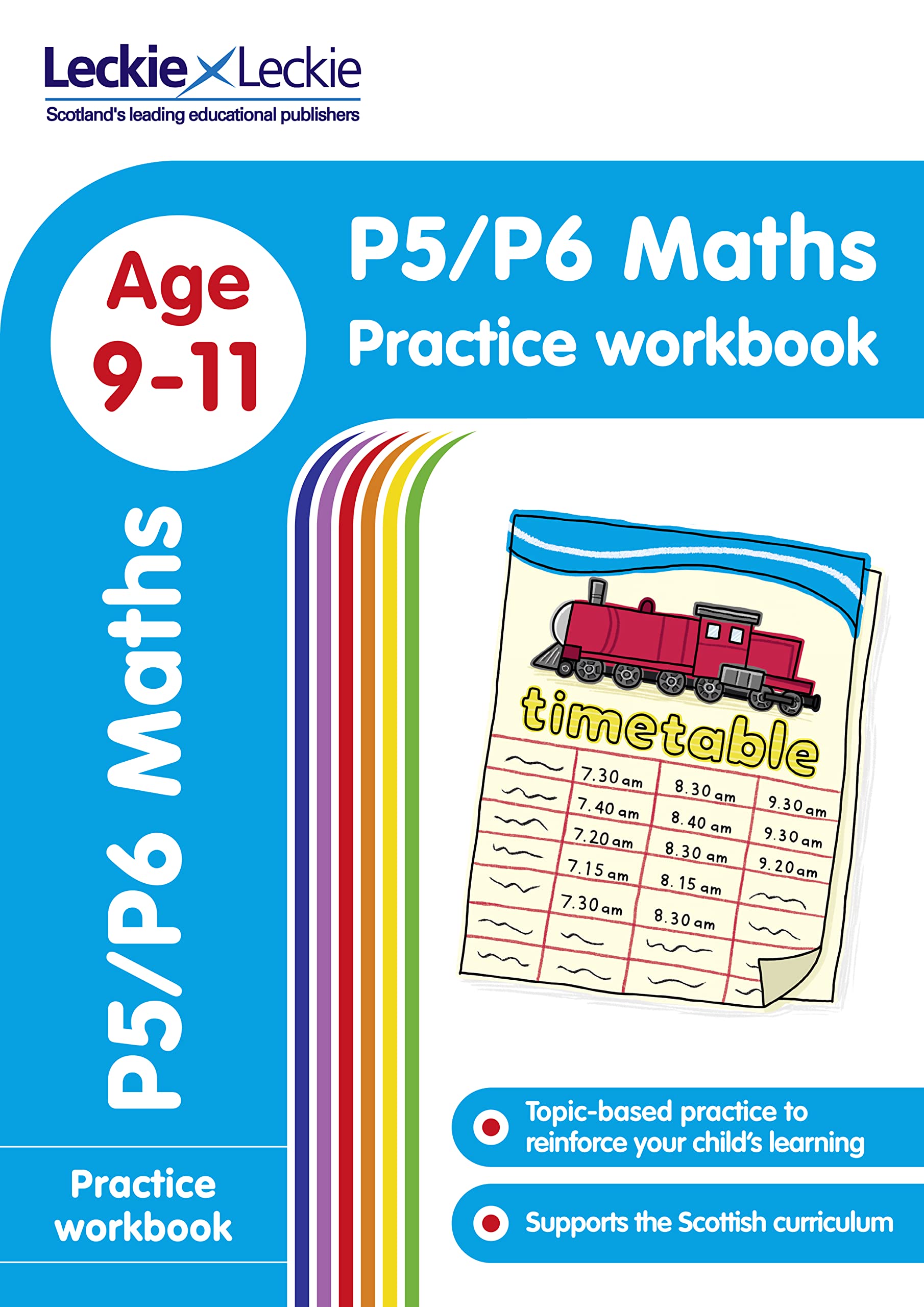 P5/P6 Maths Practice Workbook: Extra Practice for CfE Primary School English (Leckie Primary Success) Study Guides