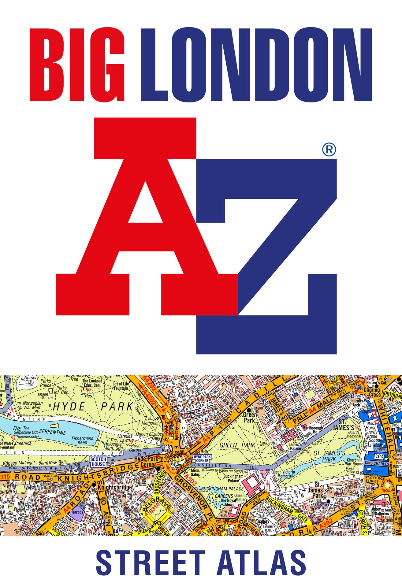 Big London A-Z Street Atlas Geology & Geography