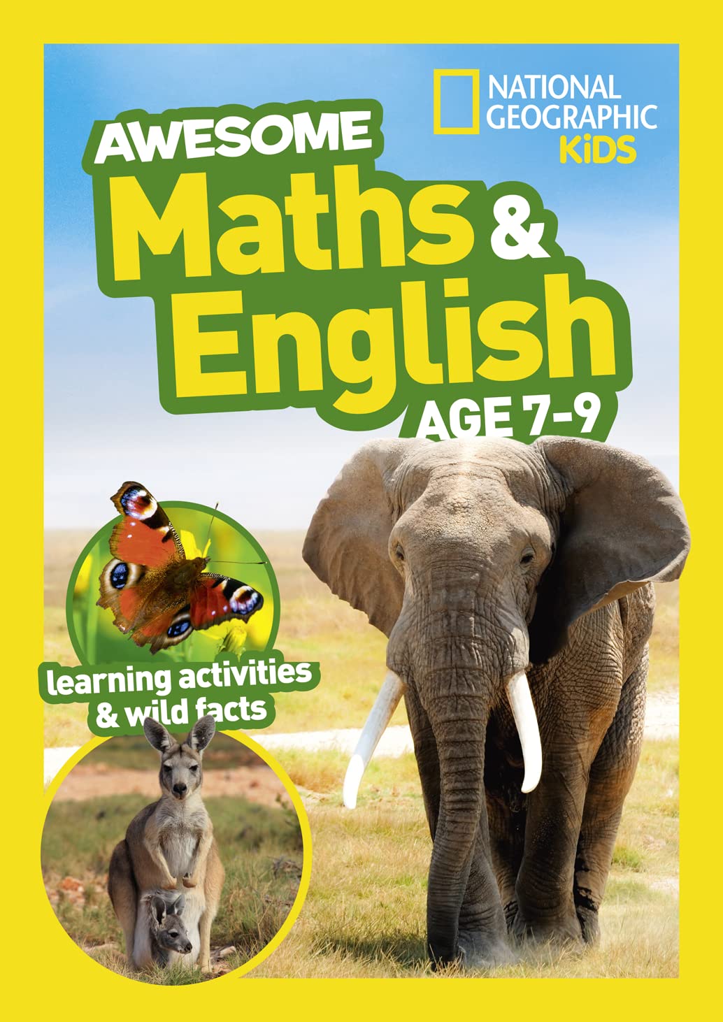 Awesome Maths and English Age 7-9: Ideal for use at home (National Geographic Kids) Education & Training
