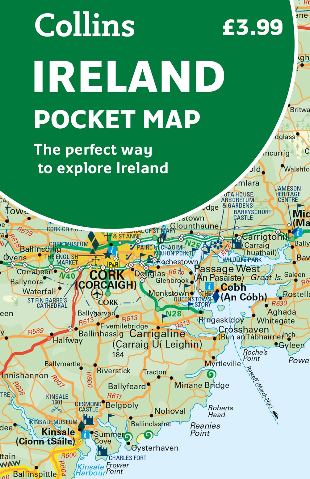 Ireland Pocket Map: The perfect way to explore Ireland Geology & Geography
