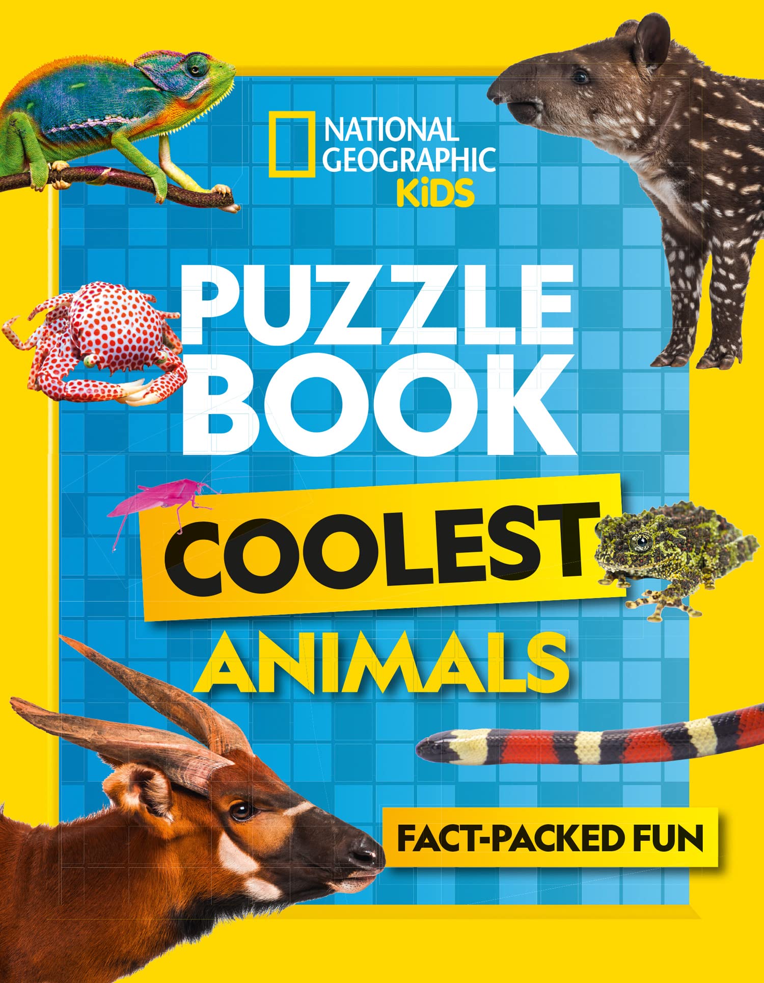 Puzzle Book Coolest Animals Mathematics