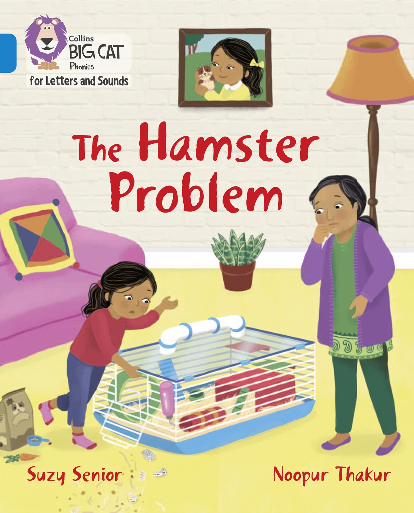 The Hamster Problem: Band 04/Blue (Collins Big Cat Phonics for Letters and Sounds) Education & Training