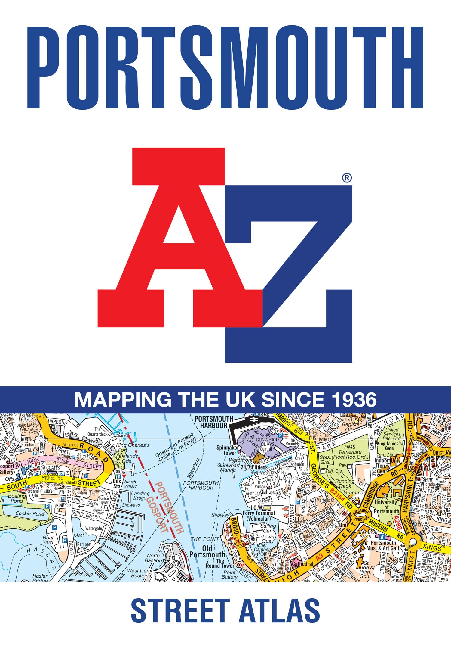 Portsmouth A-Z Street Atlas Geology & Geography