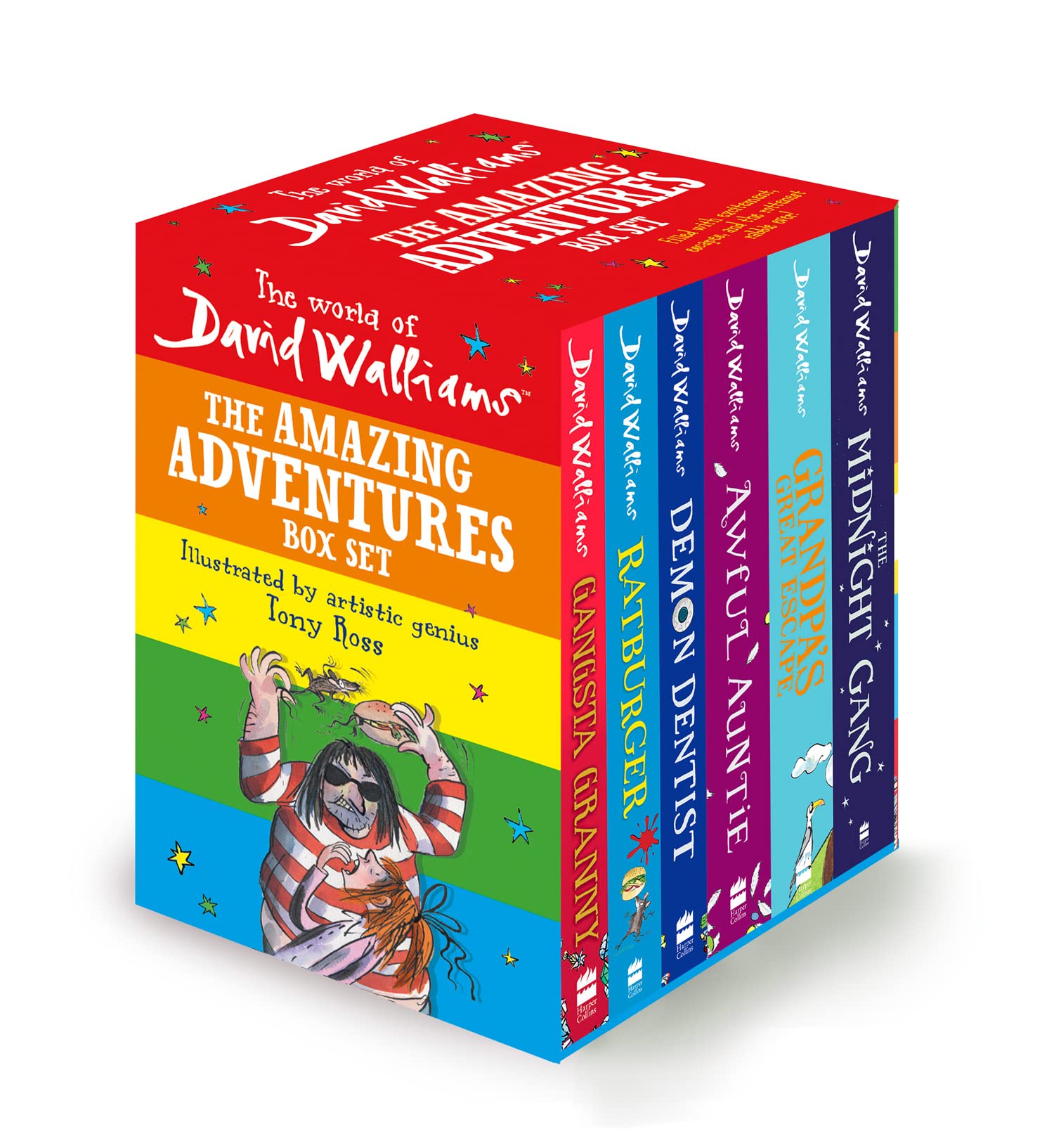The World of David Walliams: The Amazing Adventures Box Set: From multi-million bestselling author David Walliams Non-fiction