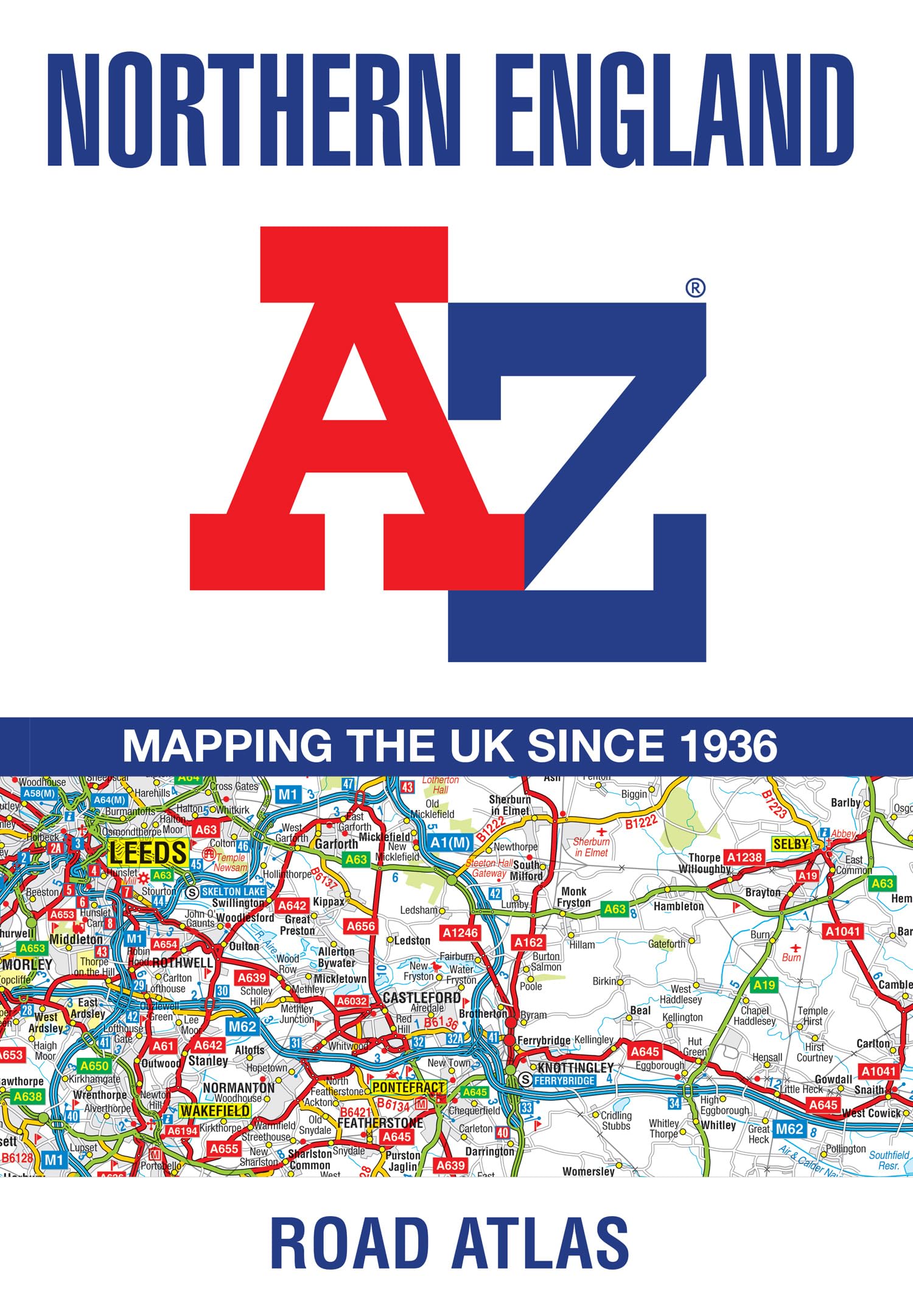 Northern England A-Z Road Atlas Geology & Geography