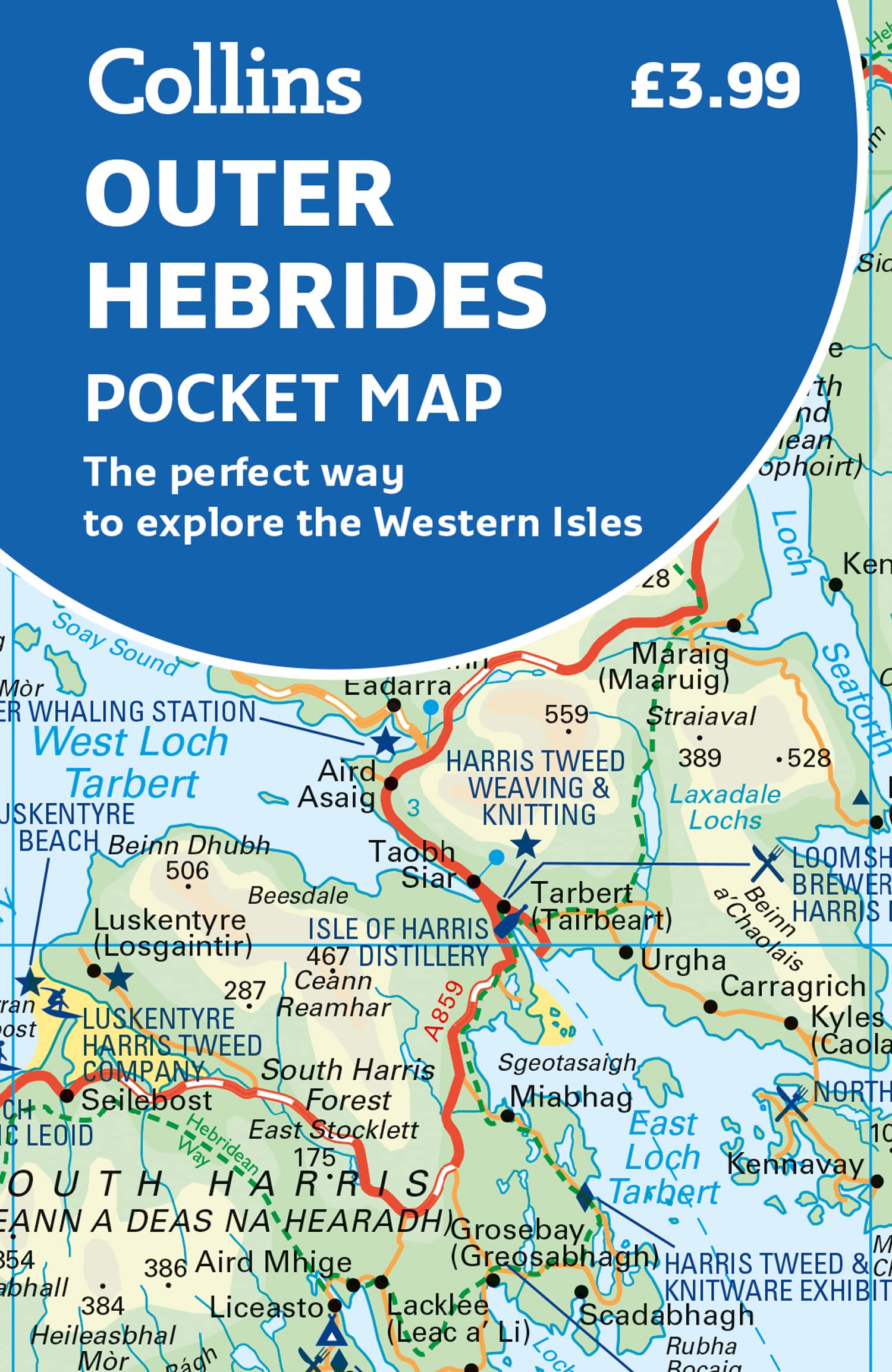Outer Hebrides Pocket Map: The perfect way to explore the Western Isles Geology & Geography
