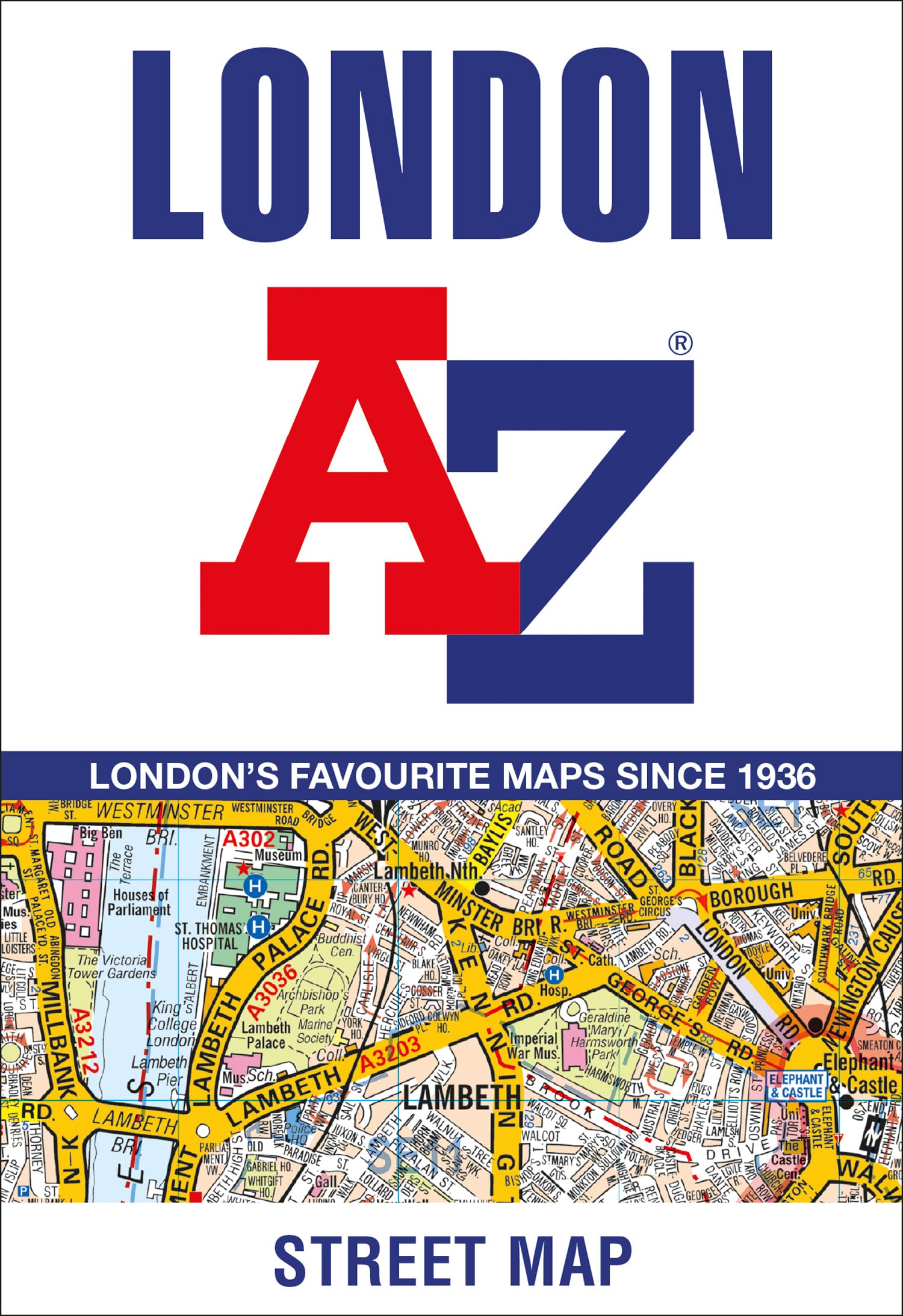 London A-Z Street Map Geology & Geography