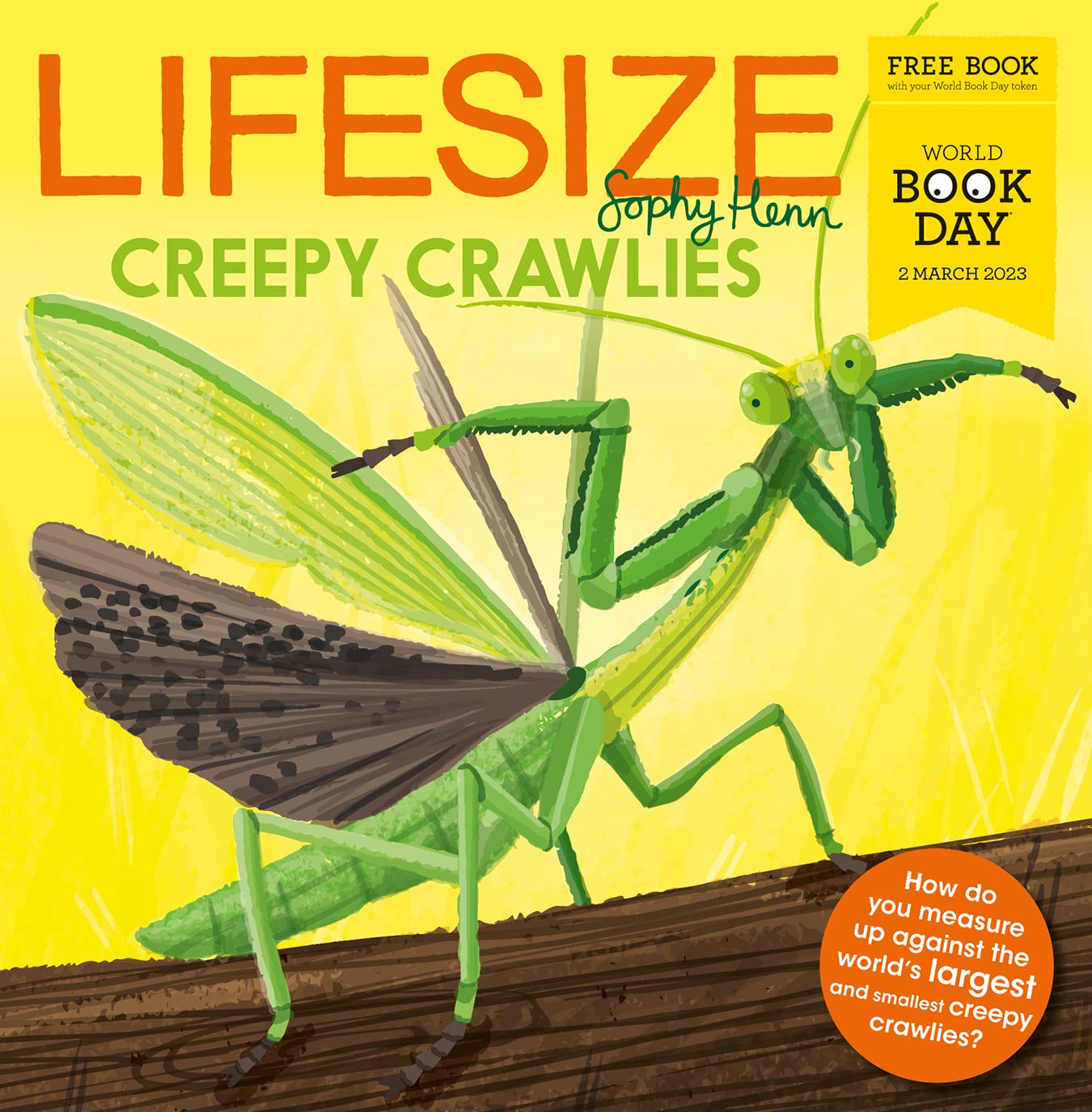 Lifesize Creepy Crawlies: A brand new illustrated children’s book exclusive for World Book Day 2023! Tiptoi & Games