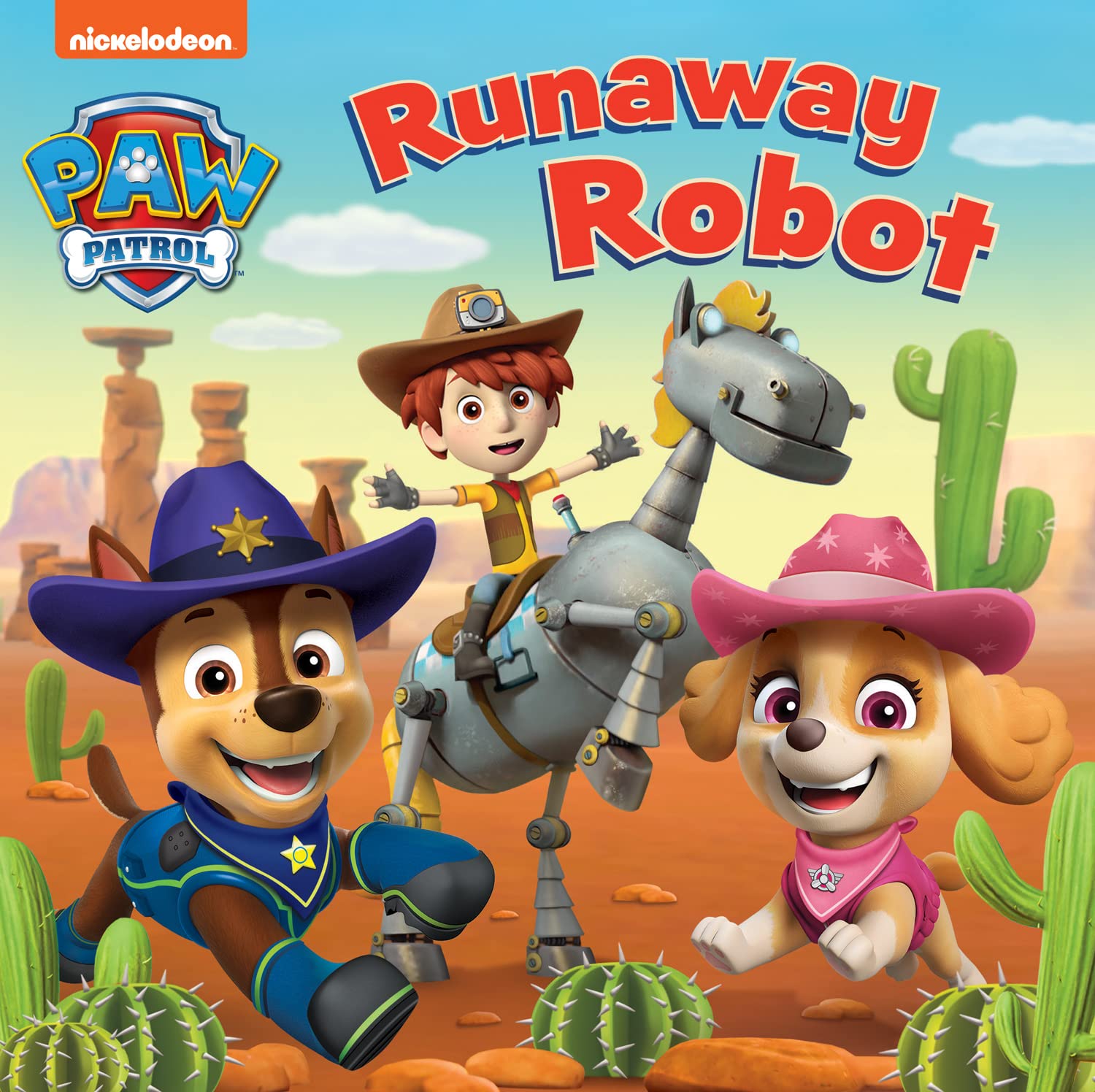 PAW PATROL RUNAWAY ROBOT BOARD BOOK book
