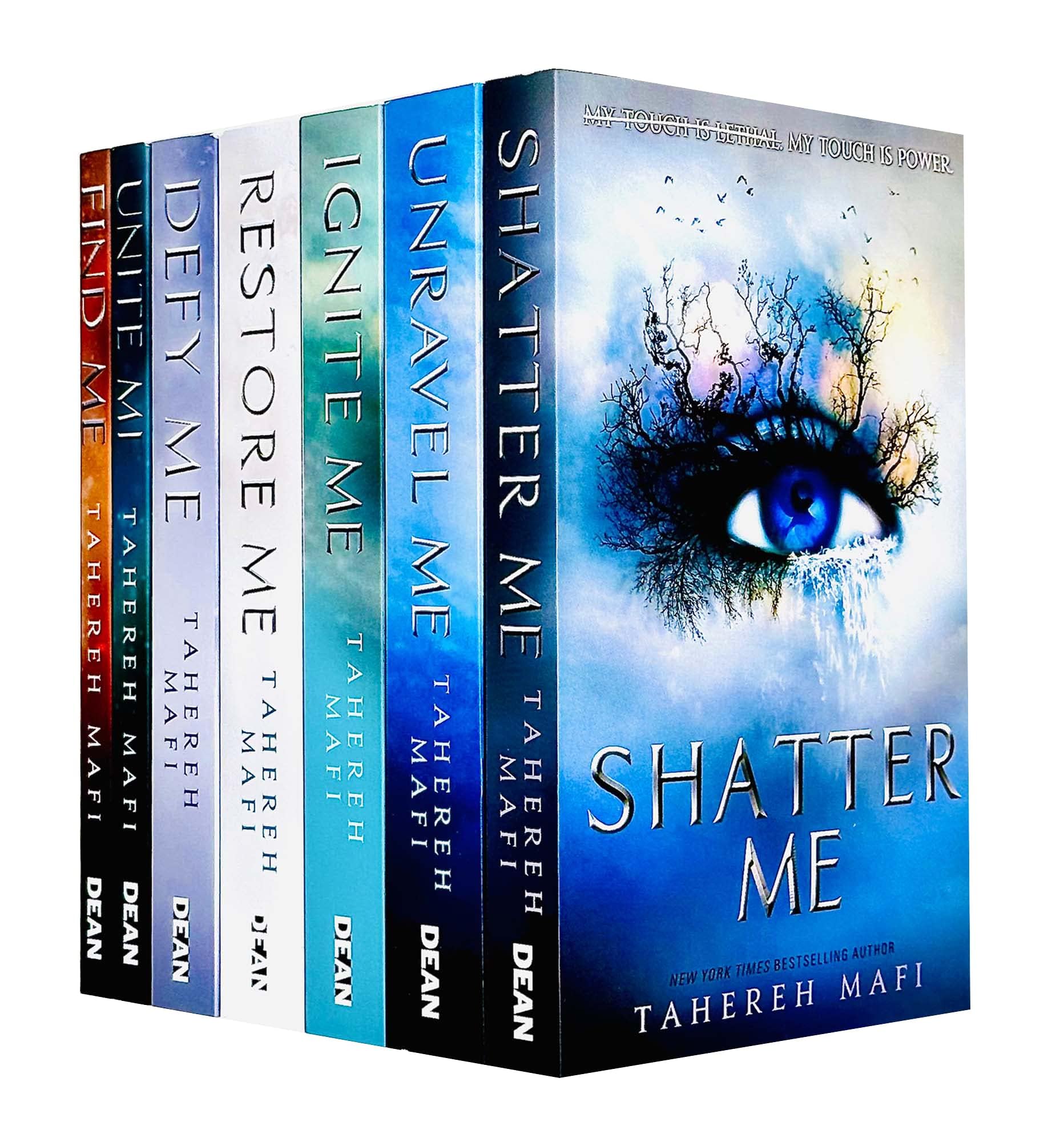 Shatter Me Series Books 1 - 7 Collection Set by Tahereh Mafi (Shatter, Restore, Ignite, Unrave, Defy Me, Unite Me & Find Me) Fiction