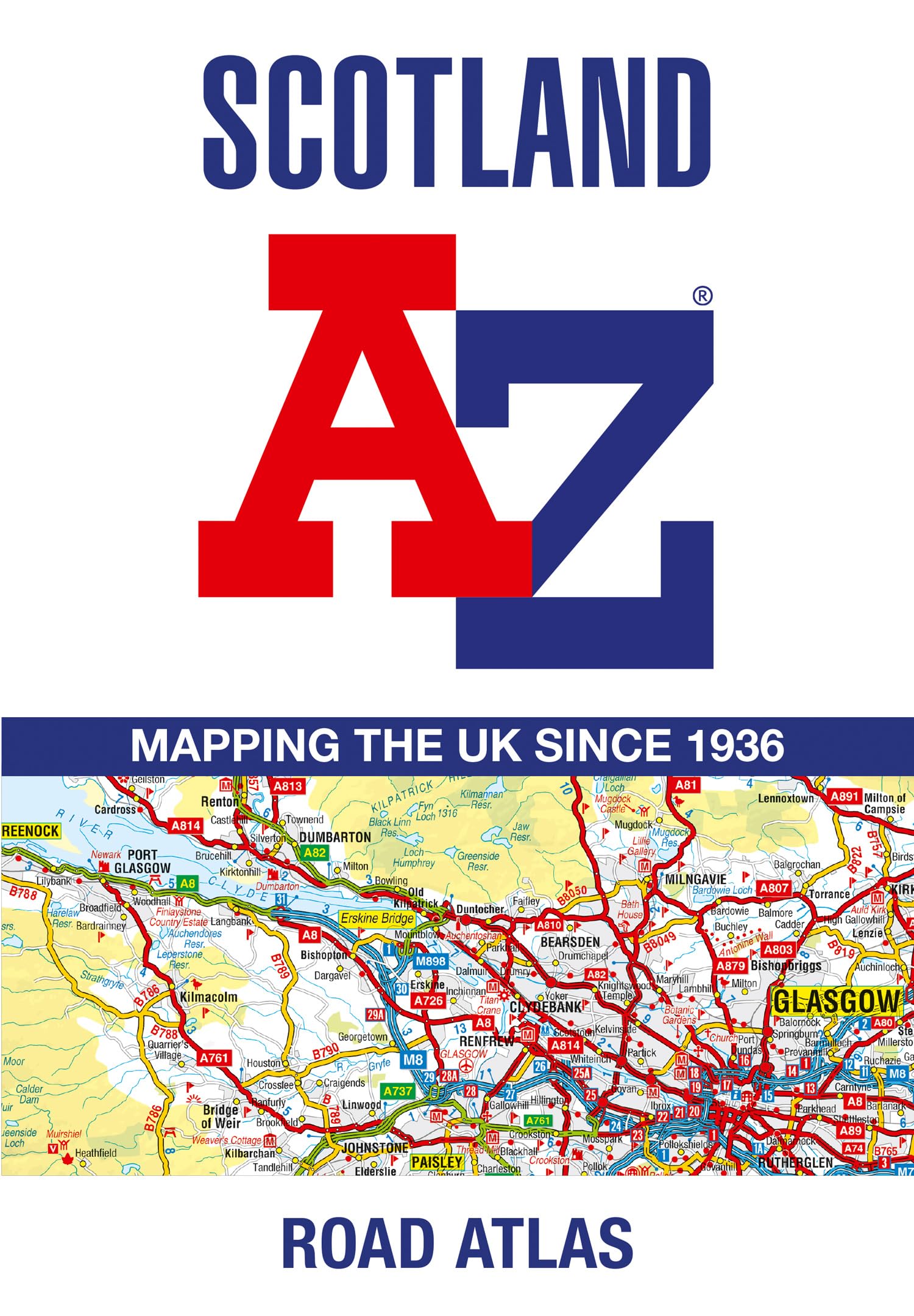 Scotland A-Z Road Atlas Geology & Geography