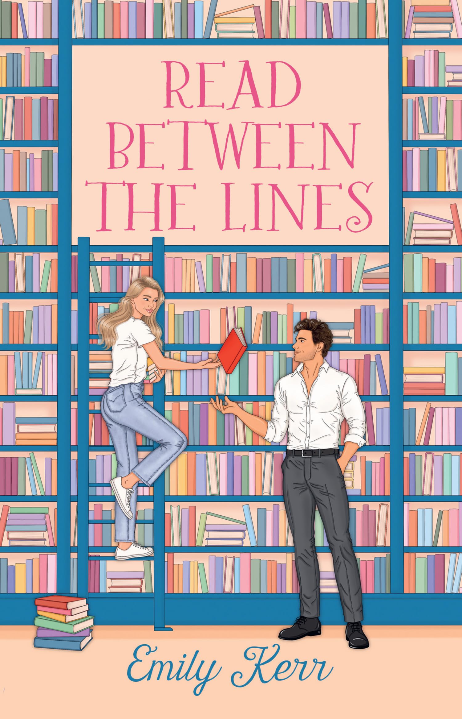 Read Between the Lines: A gorgeously romantic and uplifting bookish forced proximity romance novel to escape with in 2025 Contemporary literature