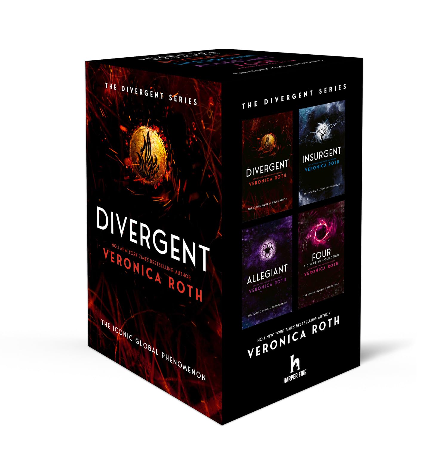 Divergent Series Box Set (Books 1-4): Divergent / Insurgent / Allegiant and Four Romance