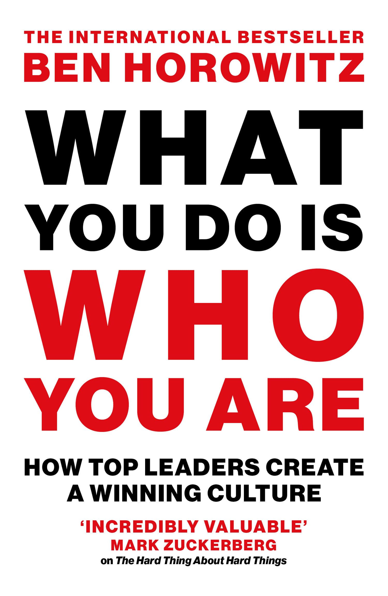 What You Do Is Who You Are Business, Finance & Career