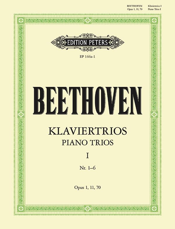Piano Trios: Nos. 1-6, Parts (1) book